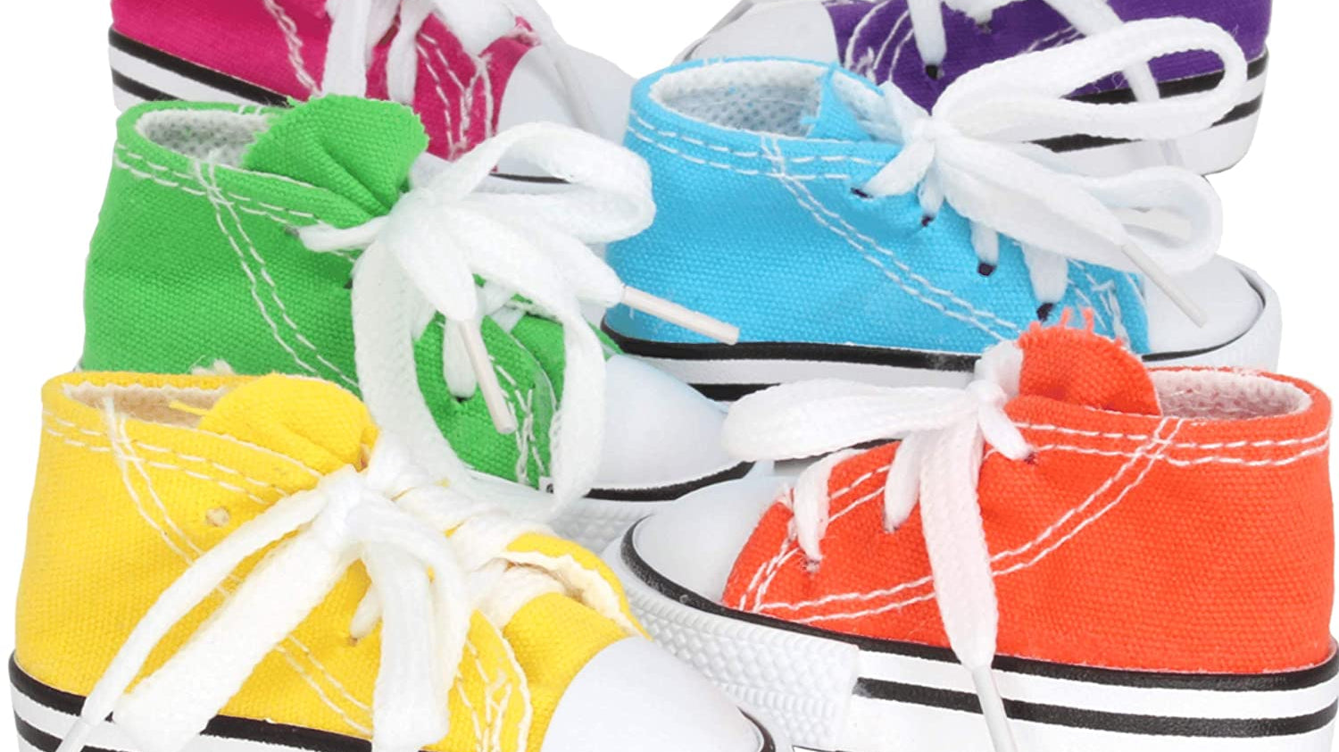 What are the 1216 Pack 6 Mini Sneaker Foot Toys?