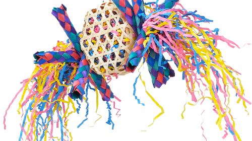 1721 Round Basket a Good Toy for an African Grey Parrot?