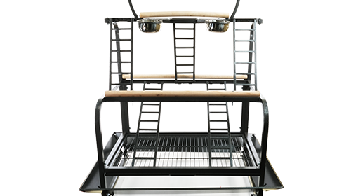 King’s Cages PP 503: ultimate bird playstand with multiple perches and feeding bowls, perfect for pet birds.