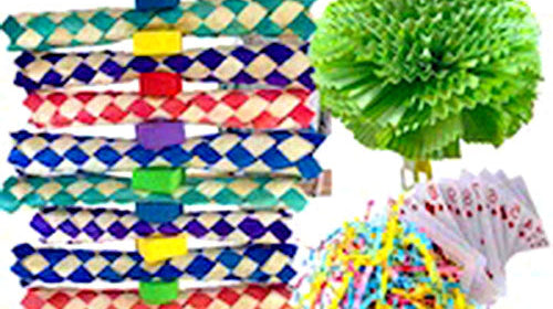 What are great shreddable bird toys for small birds?