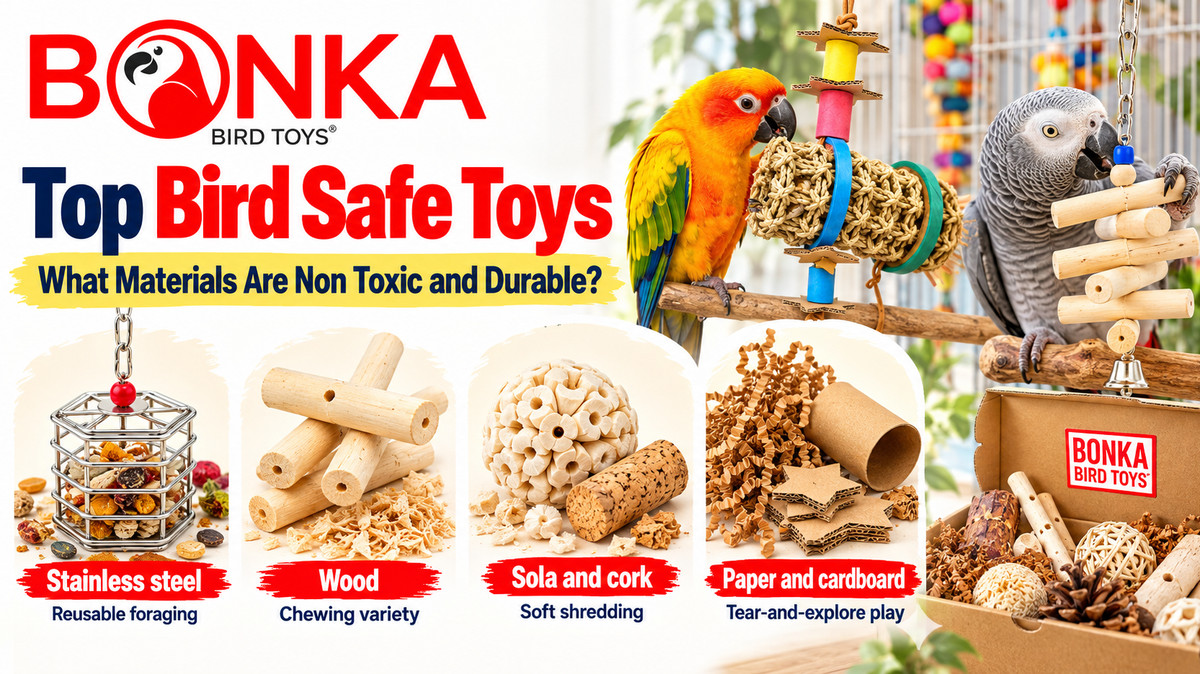 Top Bird-Safe Toys: What Materials Are Non-Toxic & Durable?