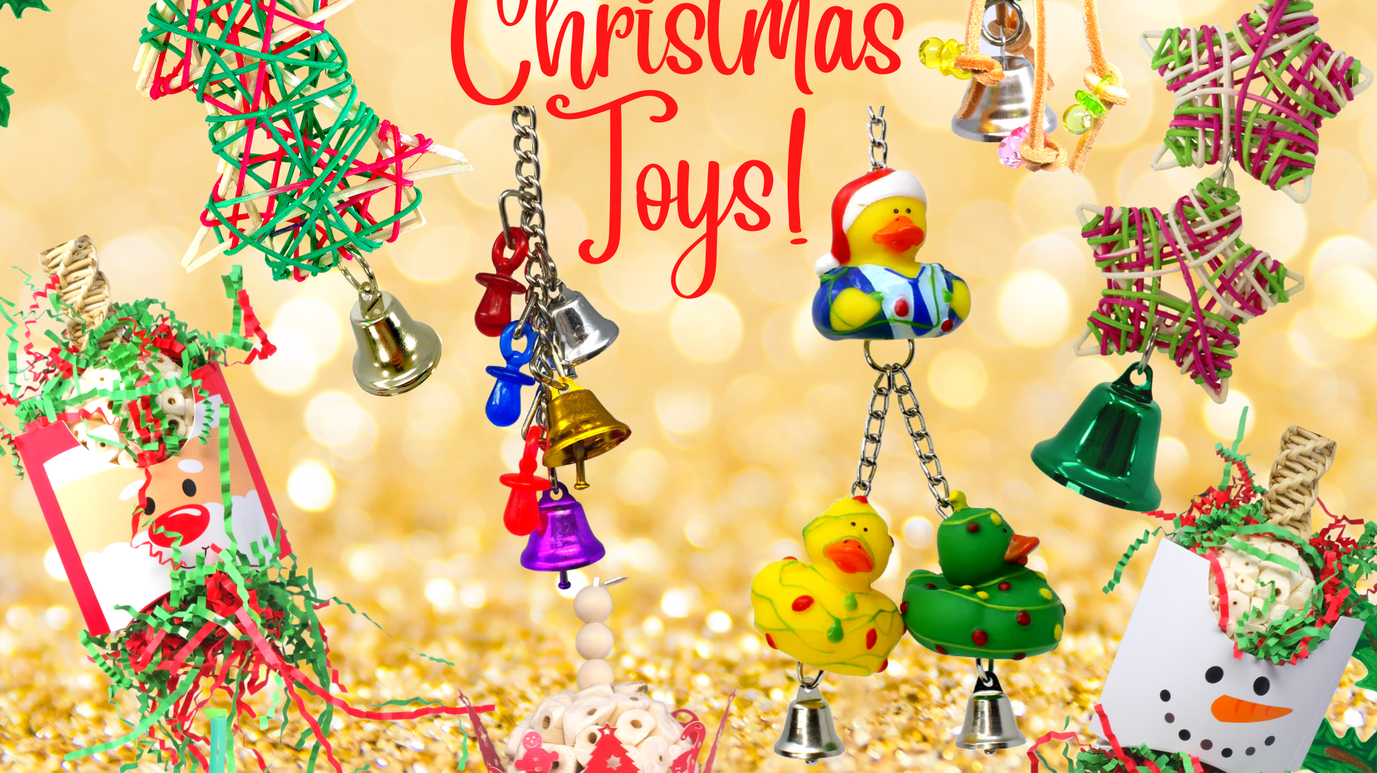 Handmade Christmas Toys for Birds: Joyful Gifts from Bonka