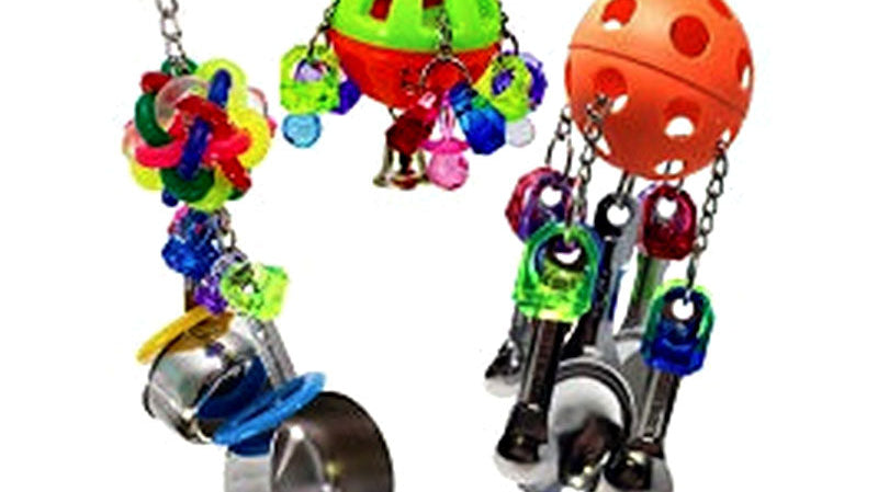 What are great pot and spoon bird toys?