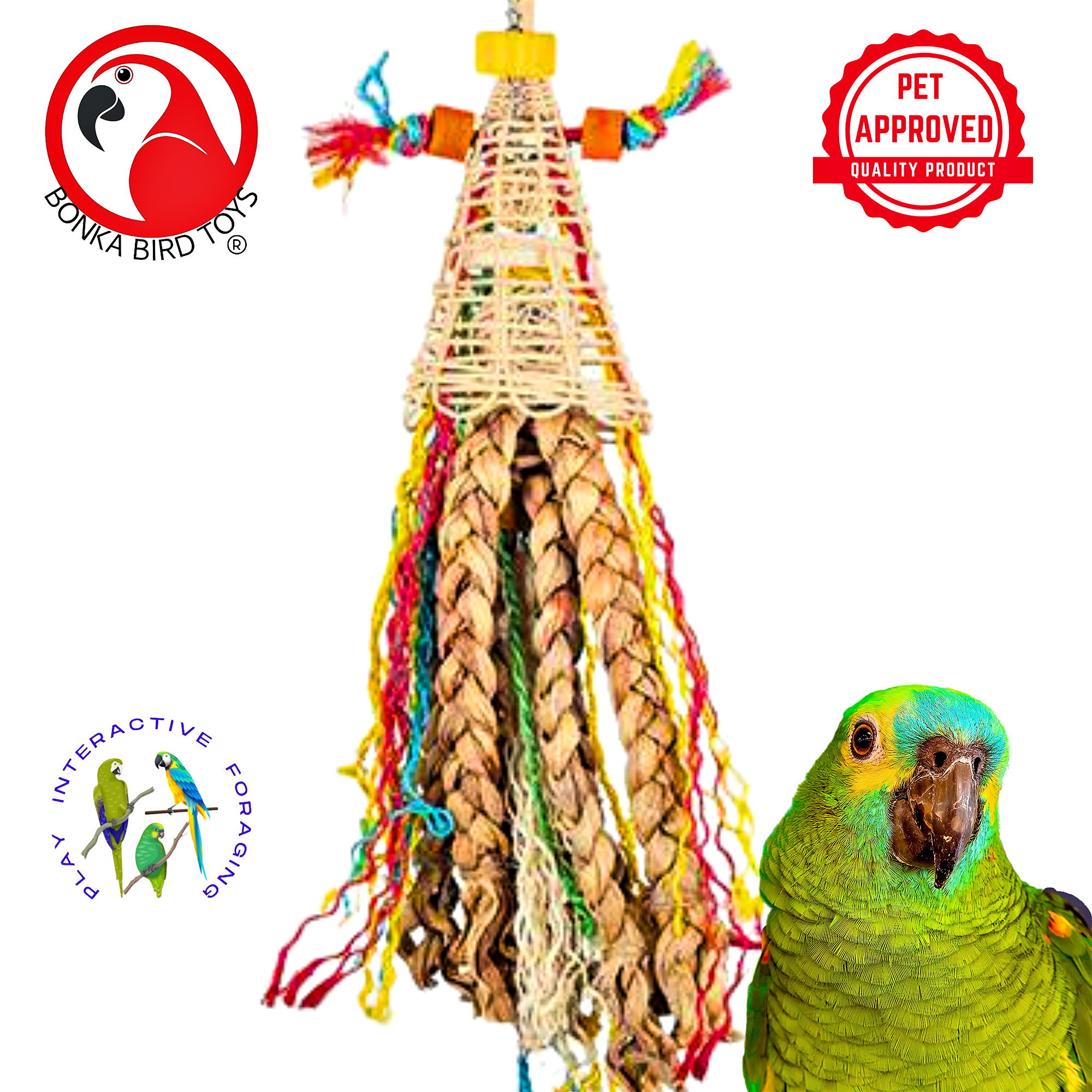 2235 Vine Cone Platt - Bonka Bird Toys
