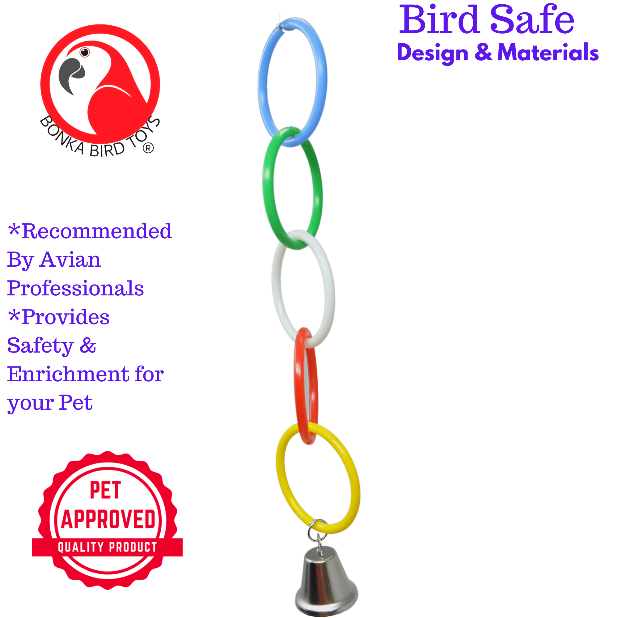 36459 Rings BOGO BUNDLE BUY ONE GET ONE FREE! - Bonka Bird Toys