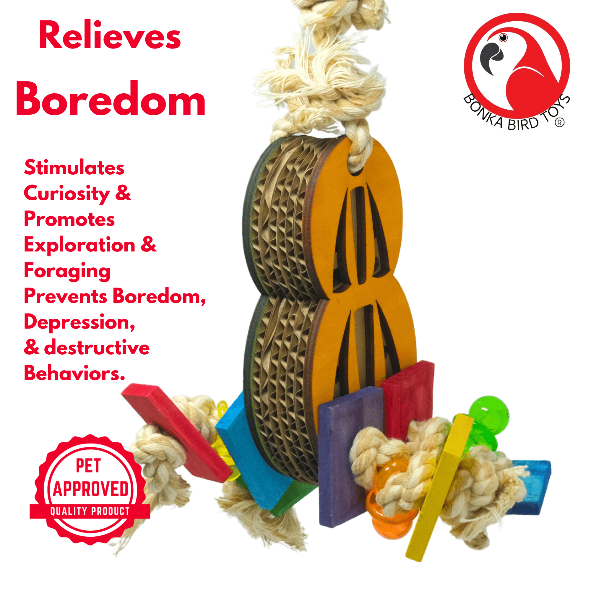 2240 Peanut Chew - Bonka Bird Toys