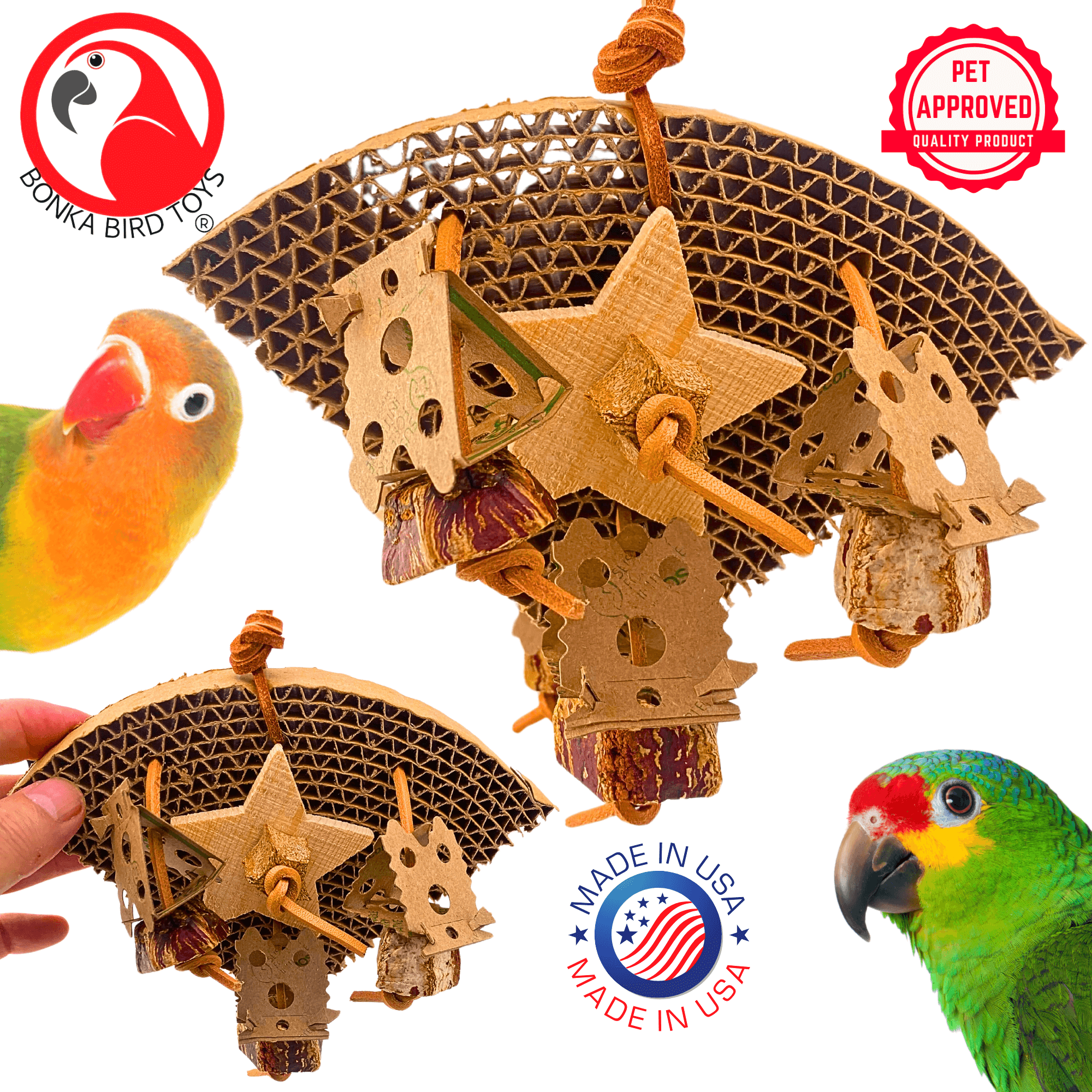 1418 Natural Chomp Slice - Bonka Bird Toys