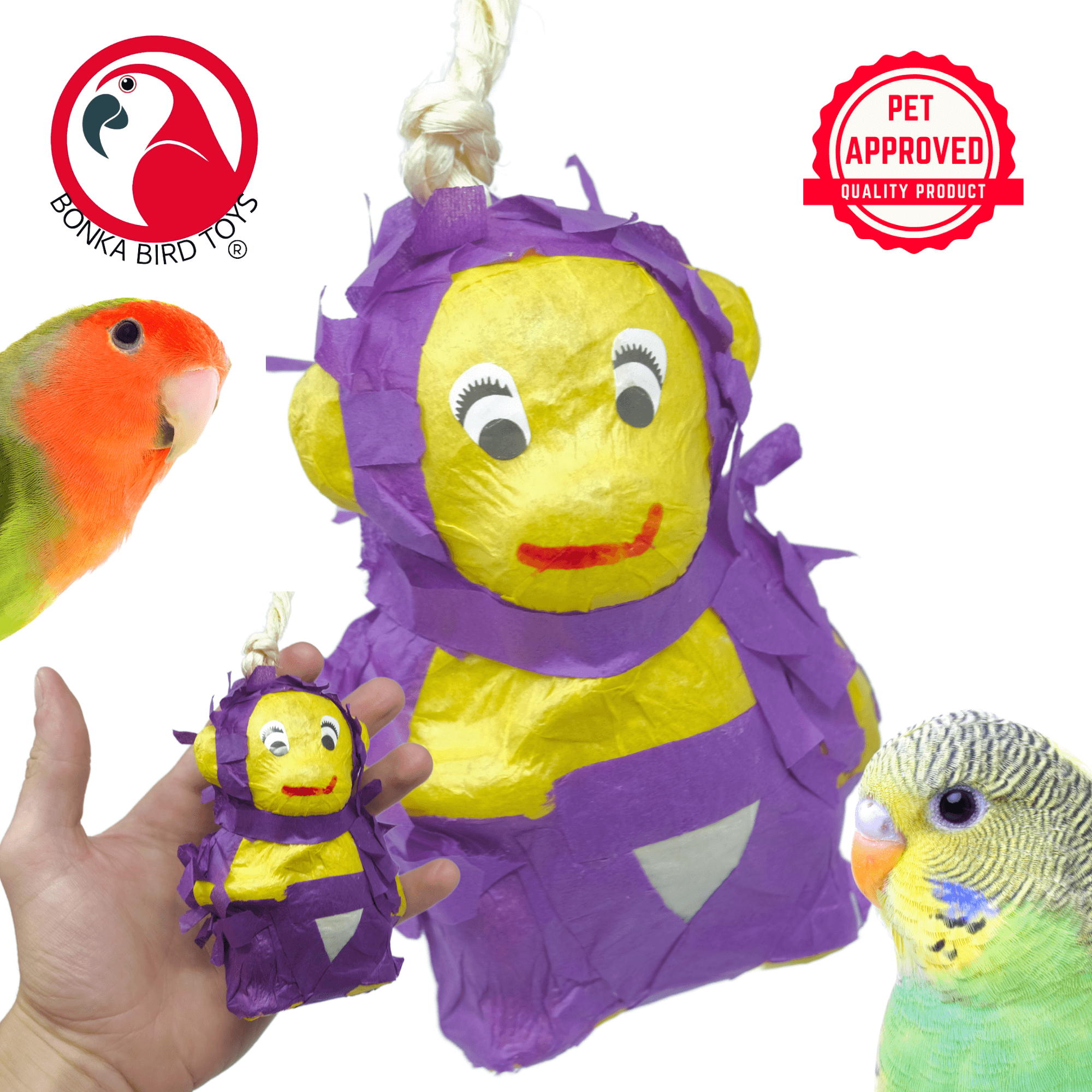 2675 Mini Pinata Monkey - Bonka Bird Toys
