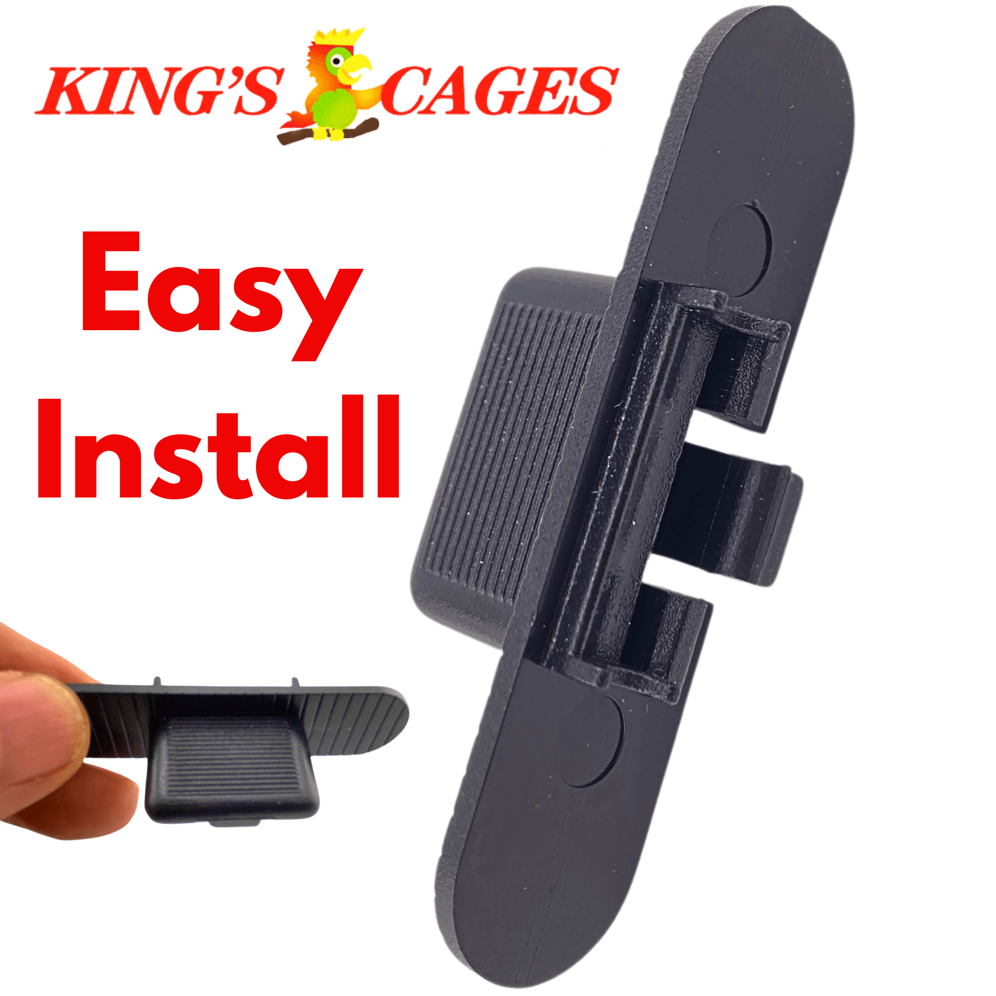 2748 Plastic Lock – 1st Generation Aluminum Travel Cages - Bonka Bird Toys