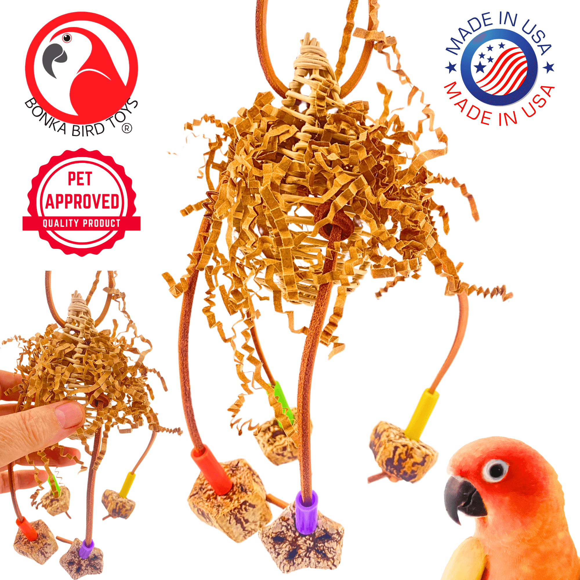 2618 Mahogany Drop - Bonka Bird Toys