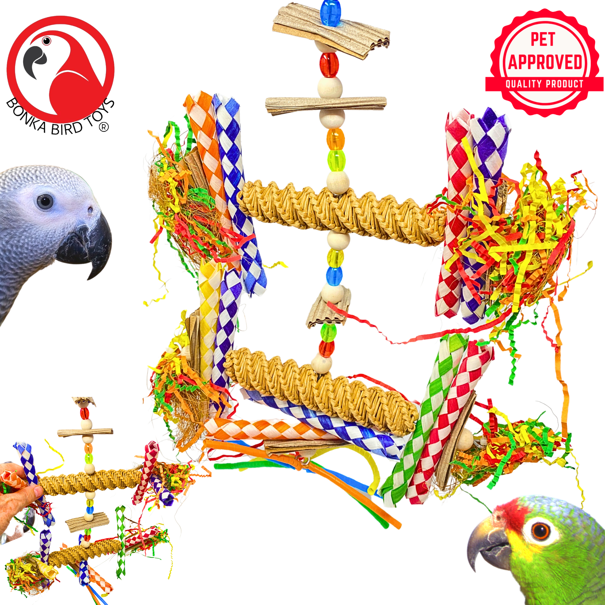 2677 Big Duo Helix - Bonka Bird Toys