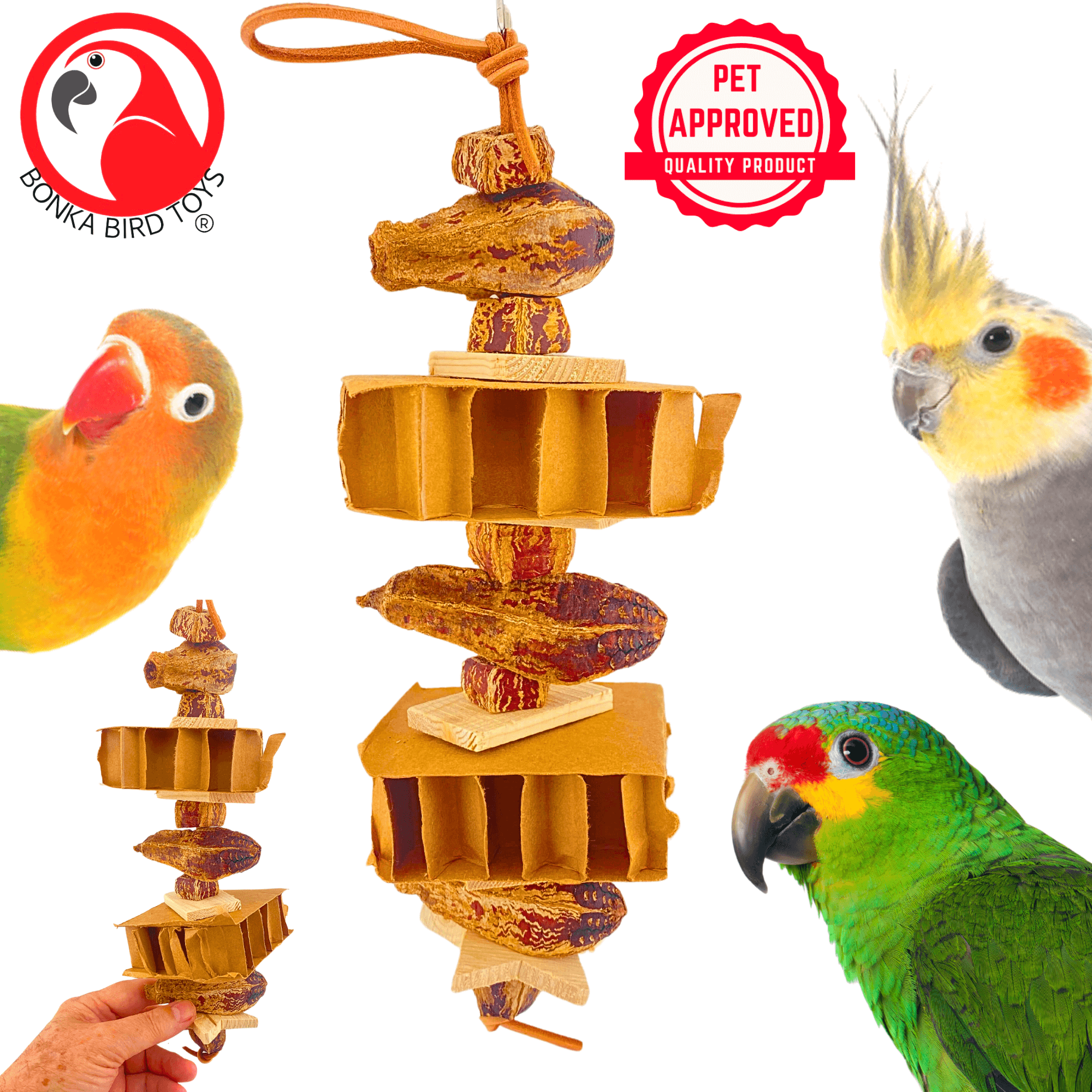 1138 Rustic Ripper - Bonka Bird Toys