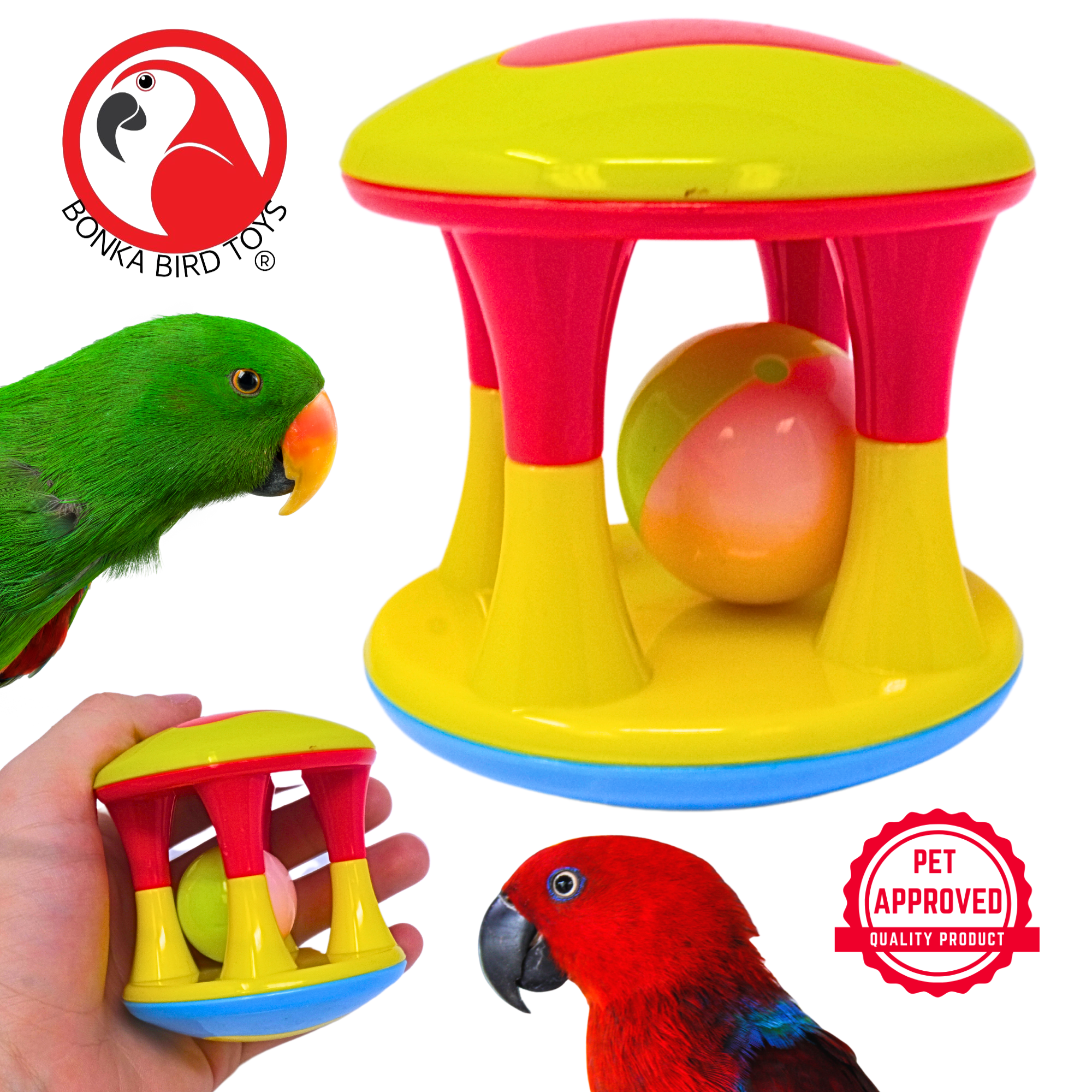 2461 Rattler Cage - Bonka Bird Toys