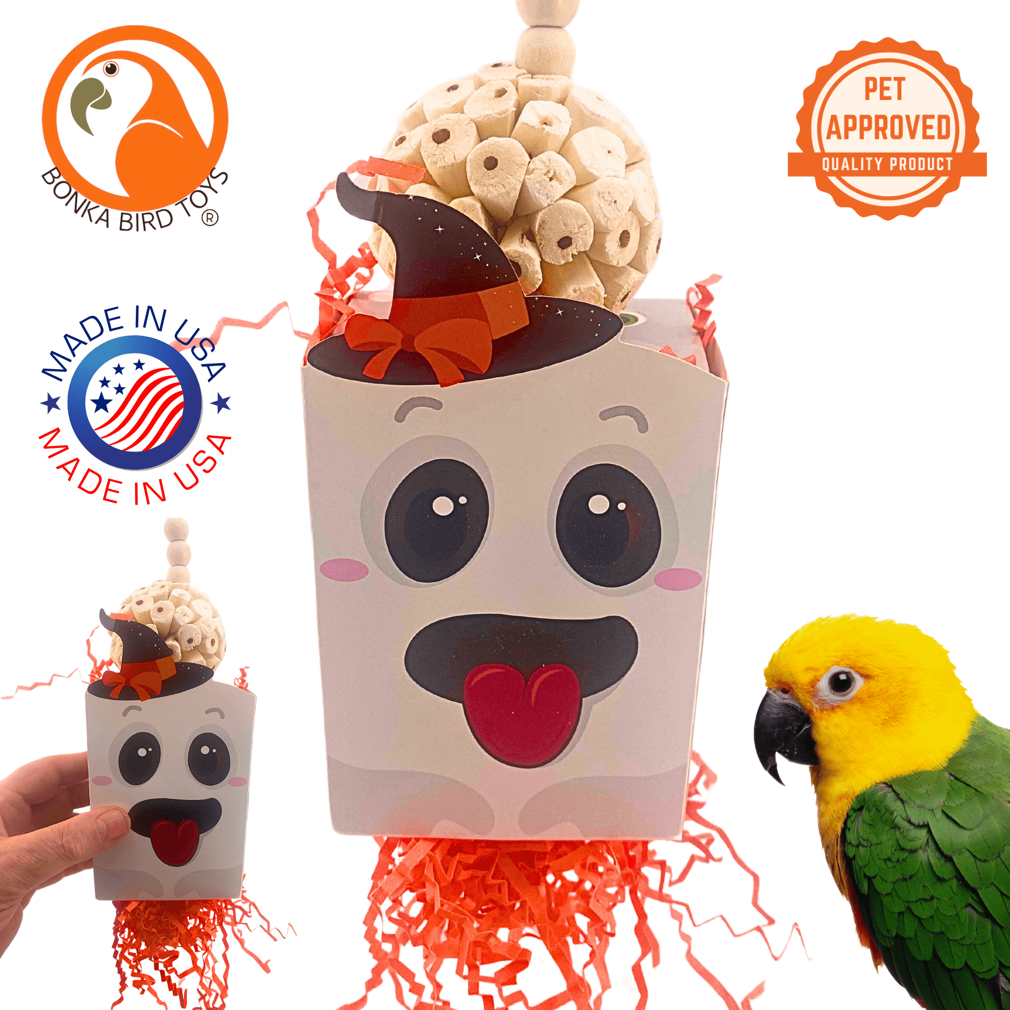 2687 Halloween Ghost Box - Bonka Bird Toys