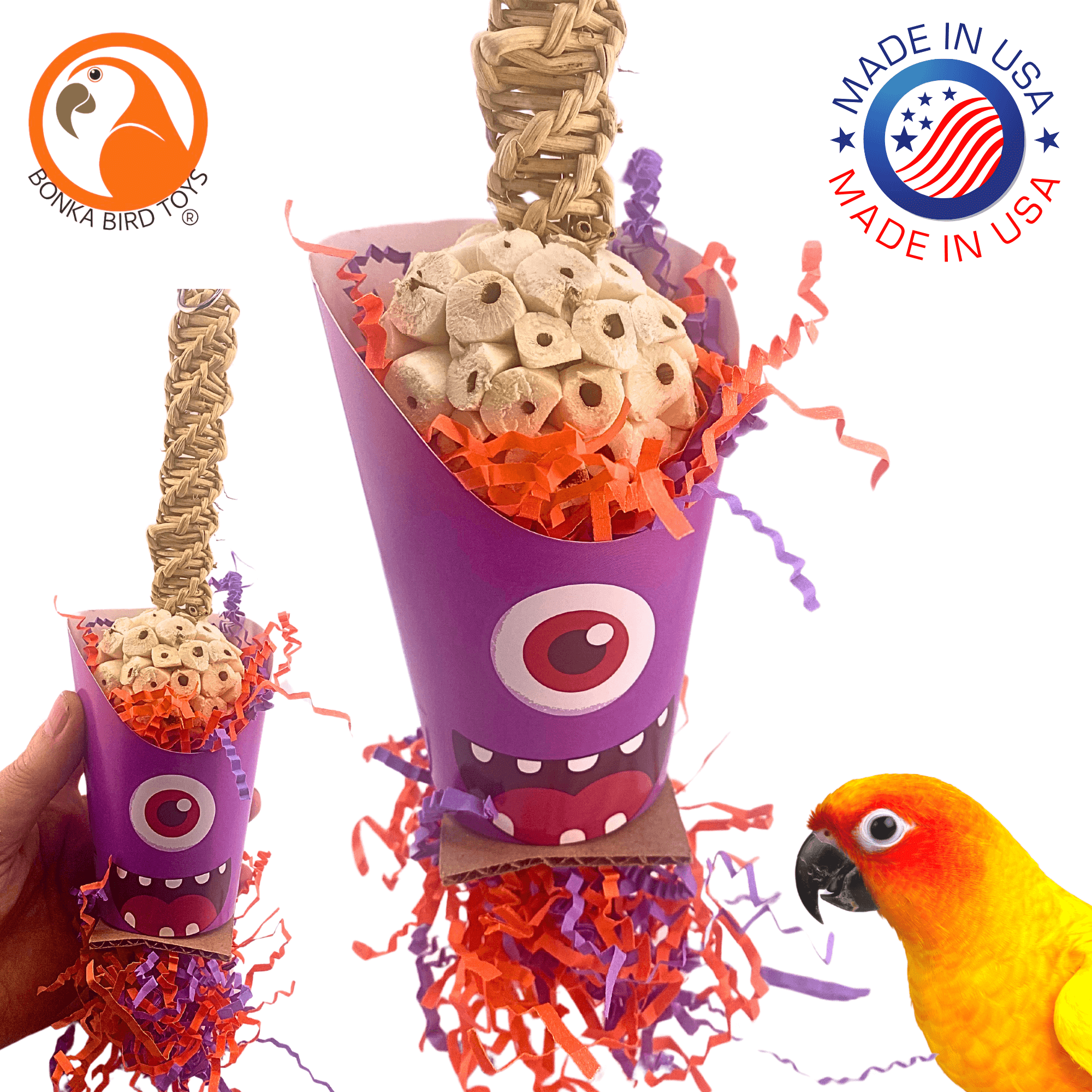 2708 Halloween Monster Cup - Bonka Bird Toys