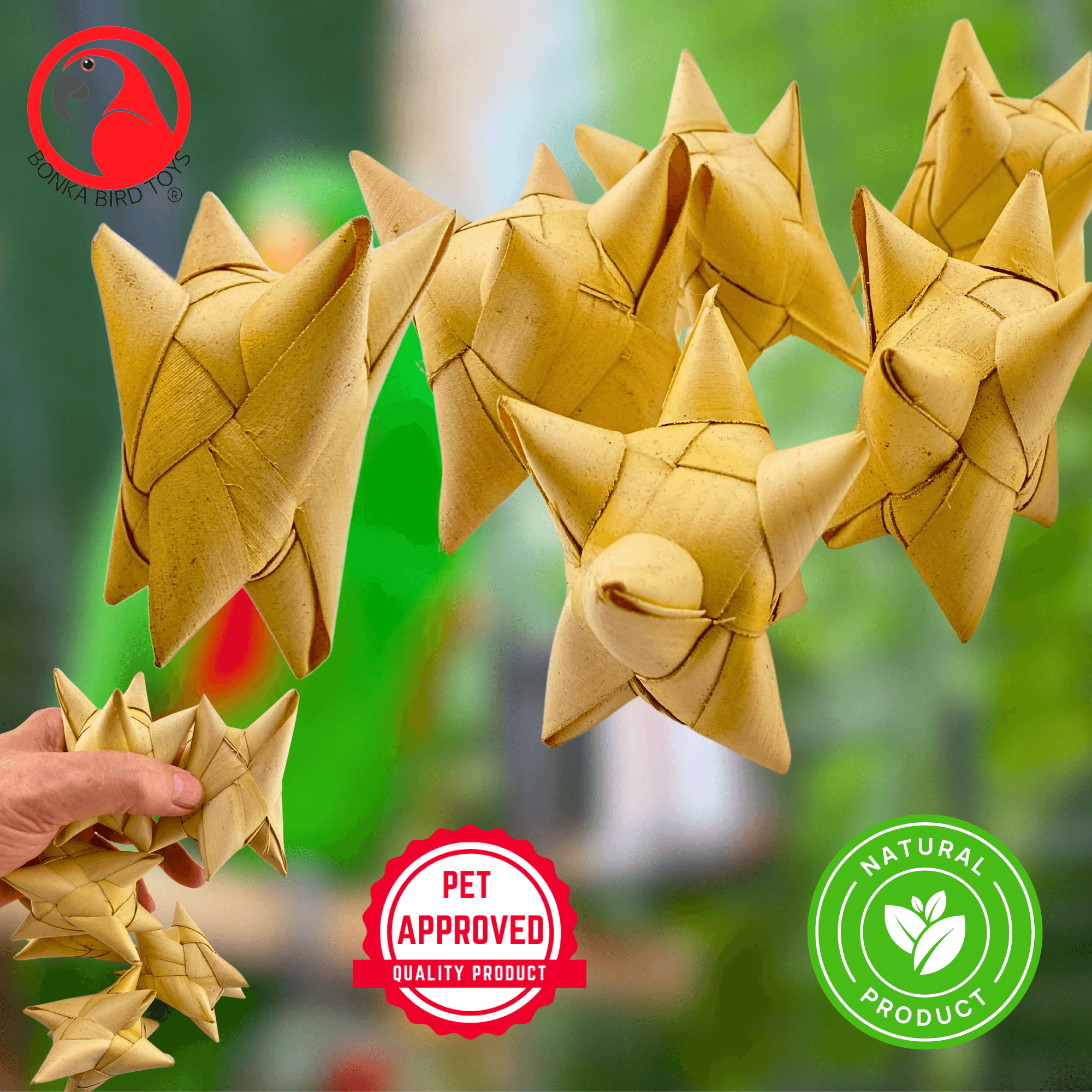 3320 Pk6 Palm Satellites - Bonka Bird Toys