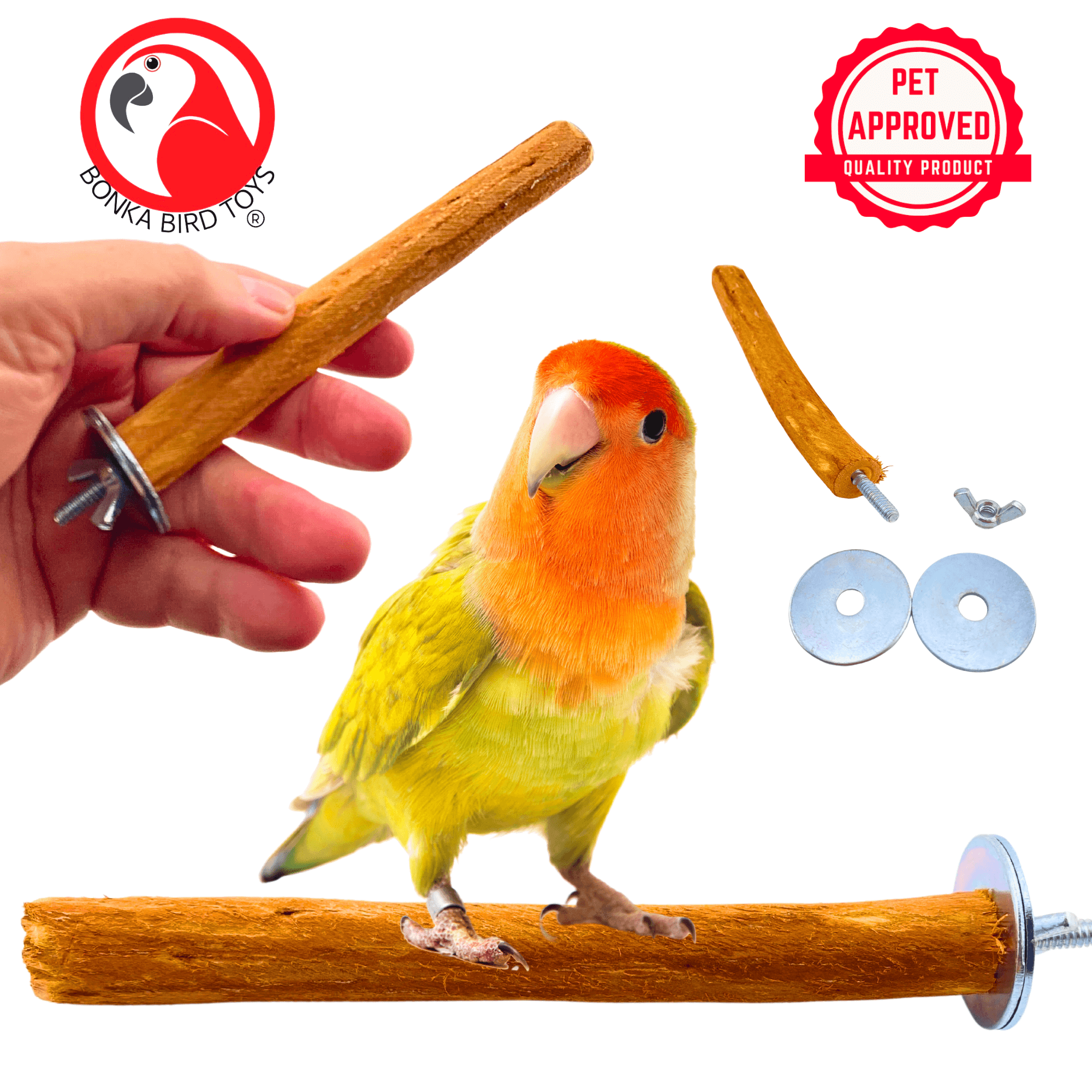 2984 Small Dragonwood Perch - Bonka Bird Toys