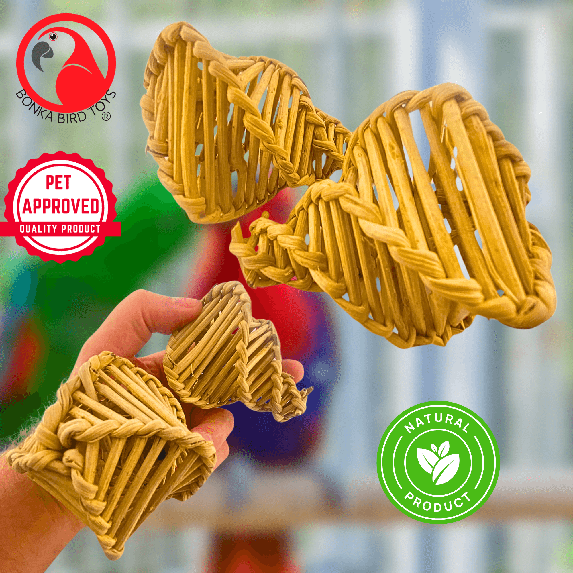 3338 Pk2 Twisted Vine - Bonka Bird Toys