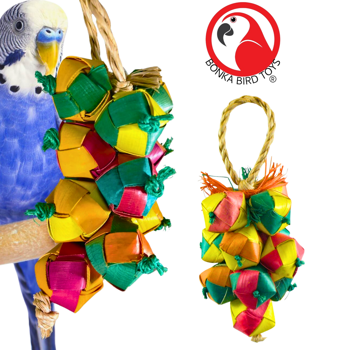03303 Tiny Grape Cluster Bonka Bird Toys