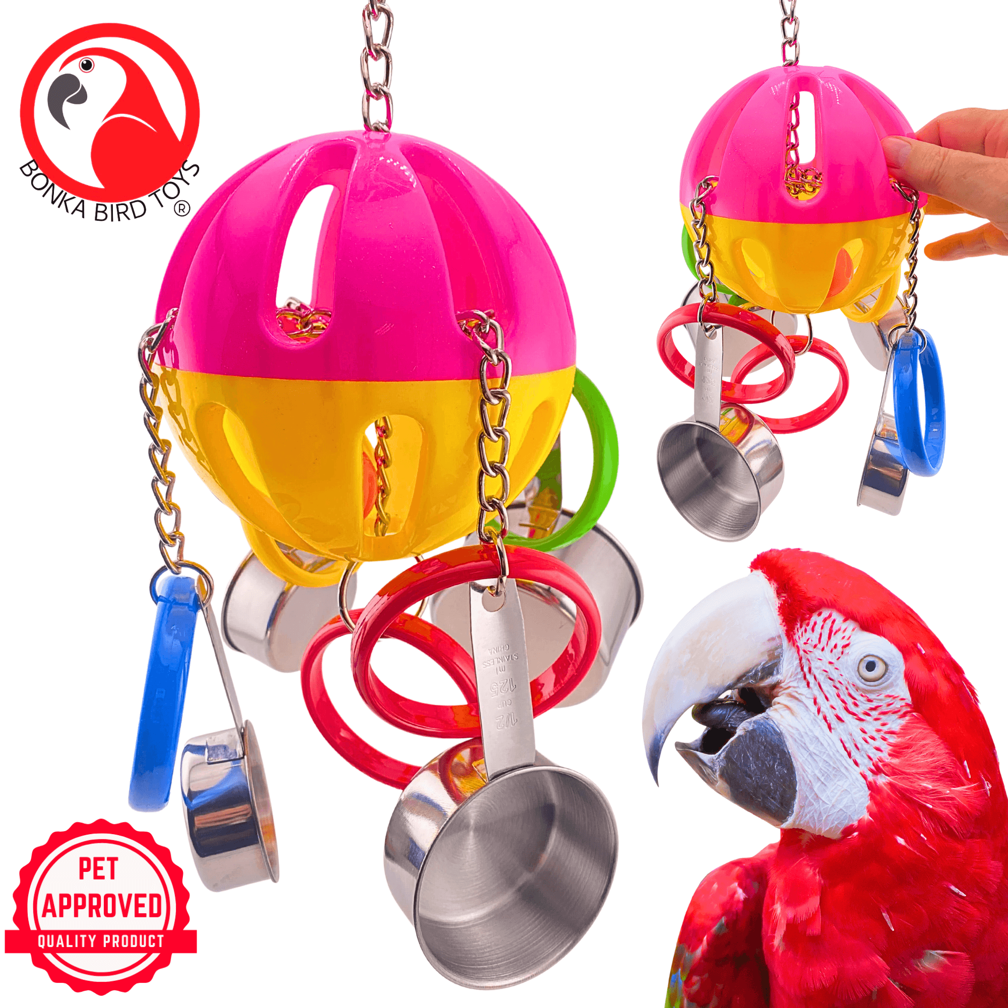 2092 Huge Tuff Pot - Bonka Bird Toys