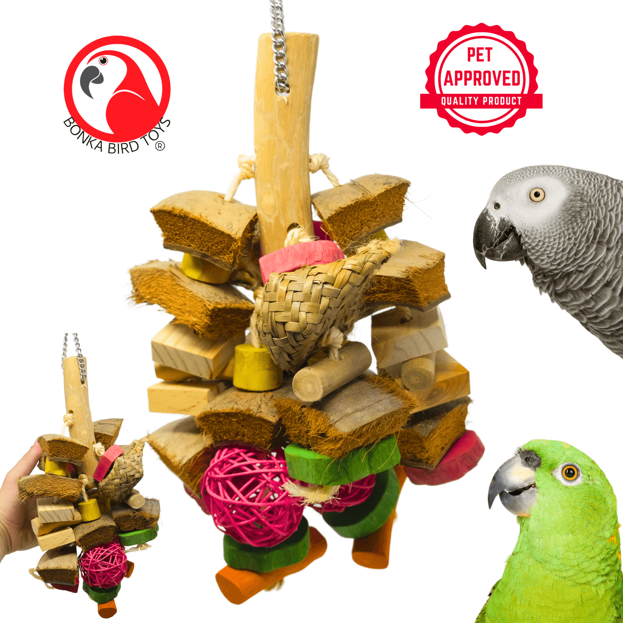 2699 Medium Natural Wonder Cluster - Bonka Bird Toys