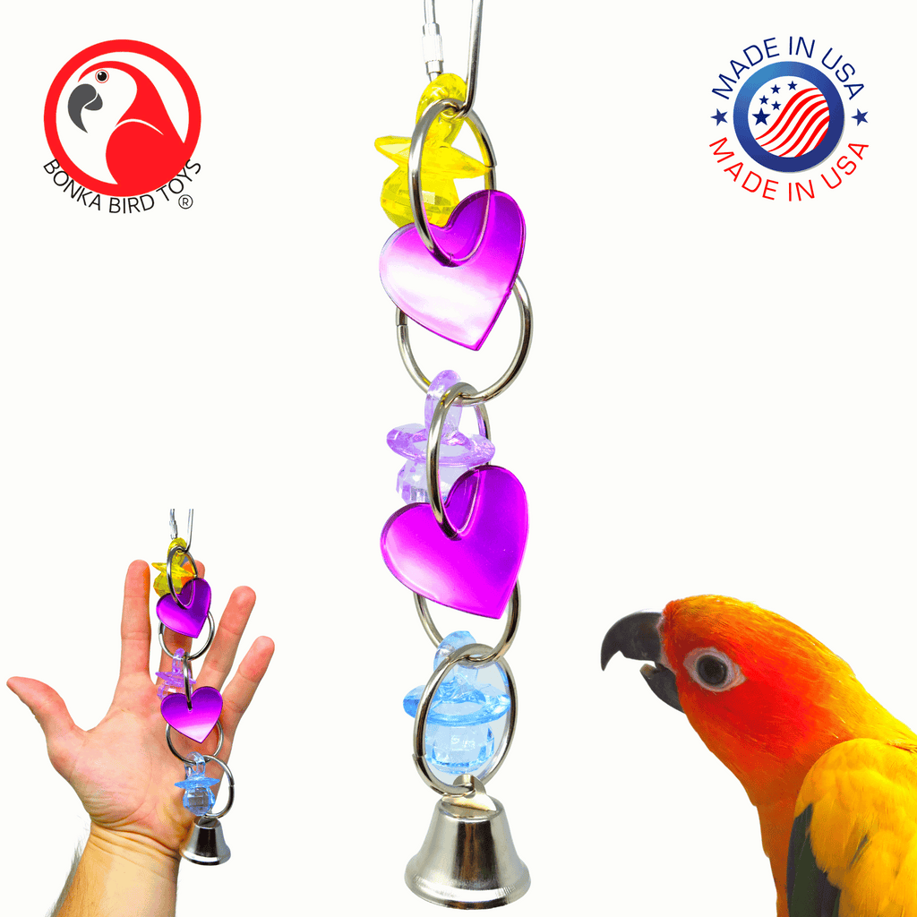 1742 Heart Mirror - Bonka Bird Toys