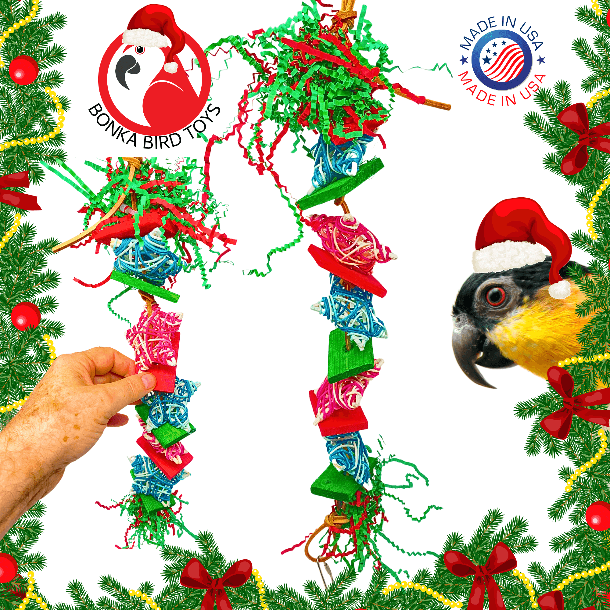 3922 Christmas Starry Night - Bonka Bird Toys