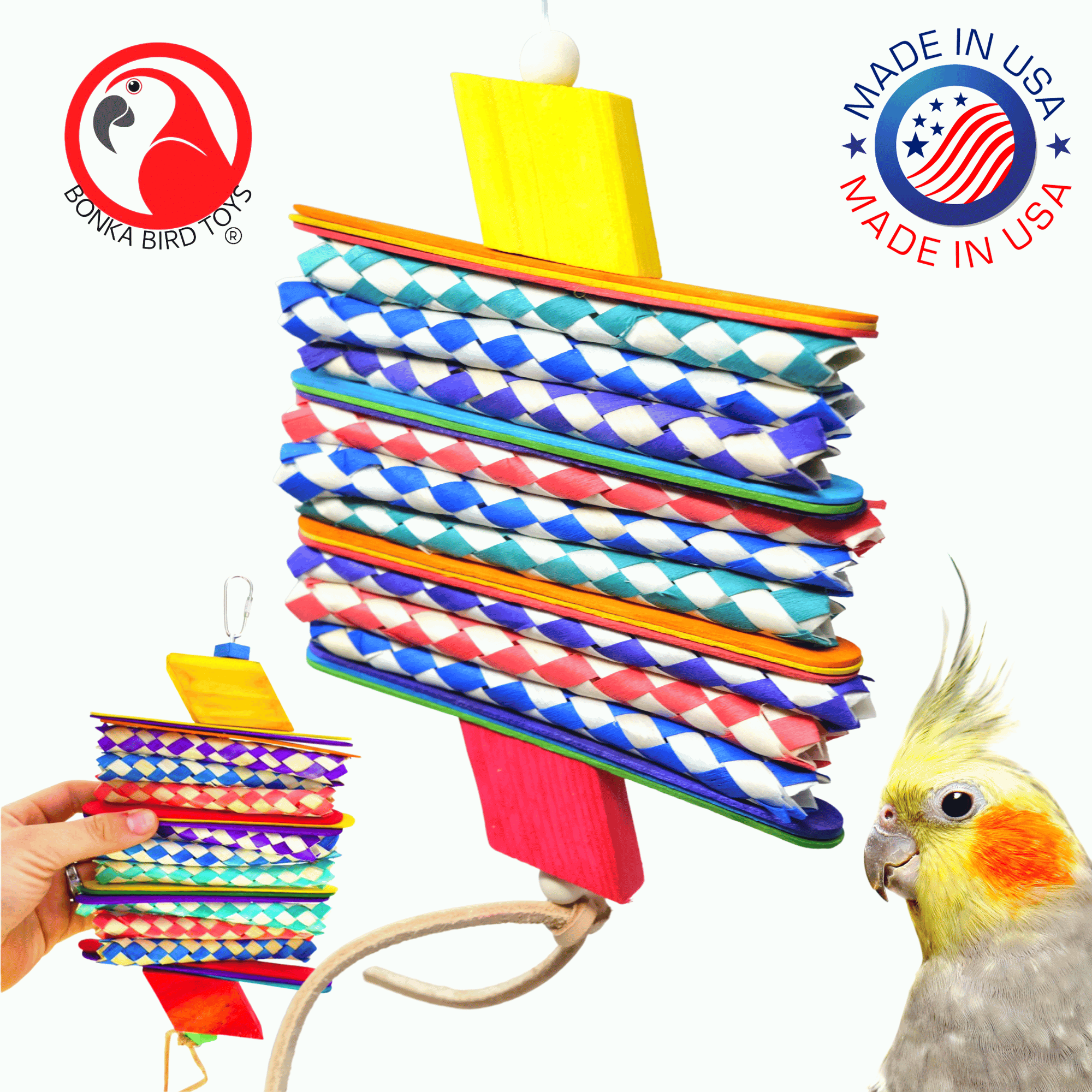 1081 4 Step shredder - Bonka Bird Toys