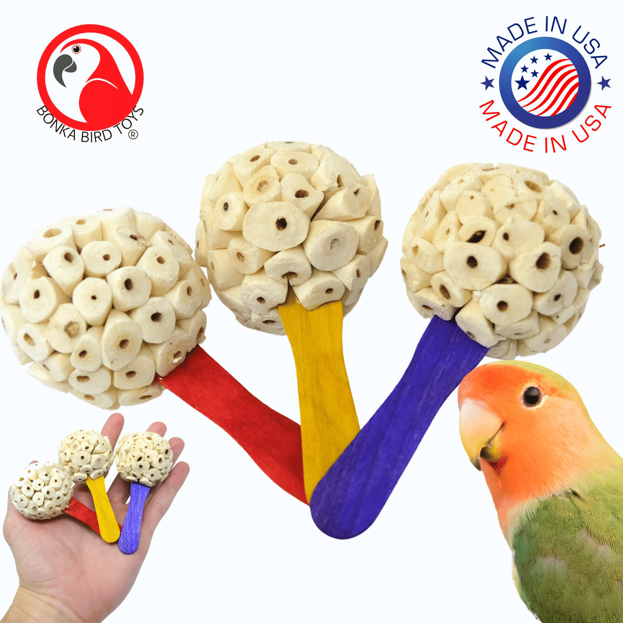 2964 PK3 Sola Pop - Bonka Bird Toys