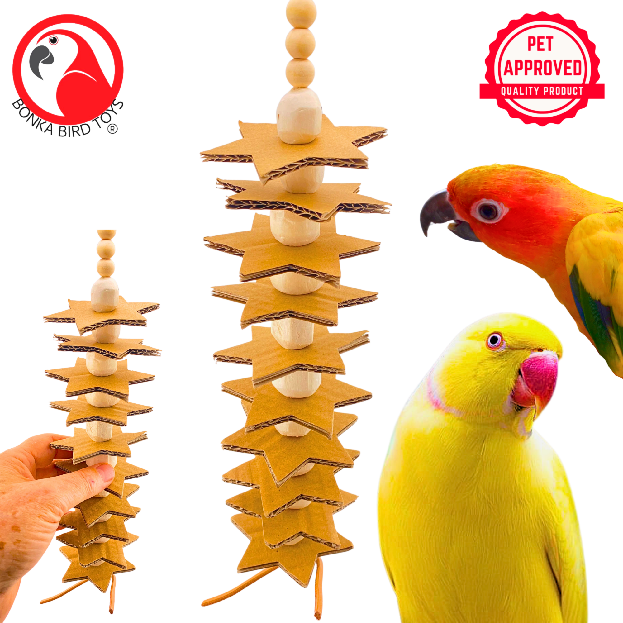 1148 Long Sola Star - Bonka Bird Toys