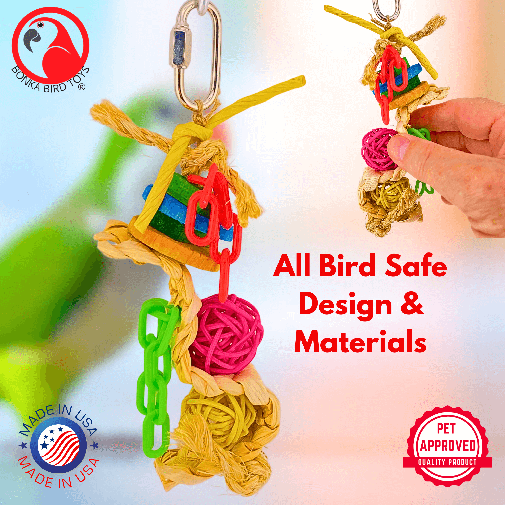 2624 Wiggle Chain - Bonka Bird Toys