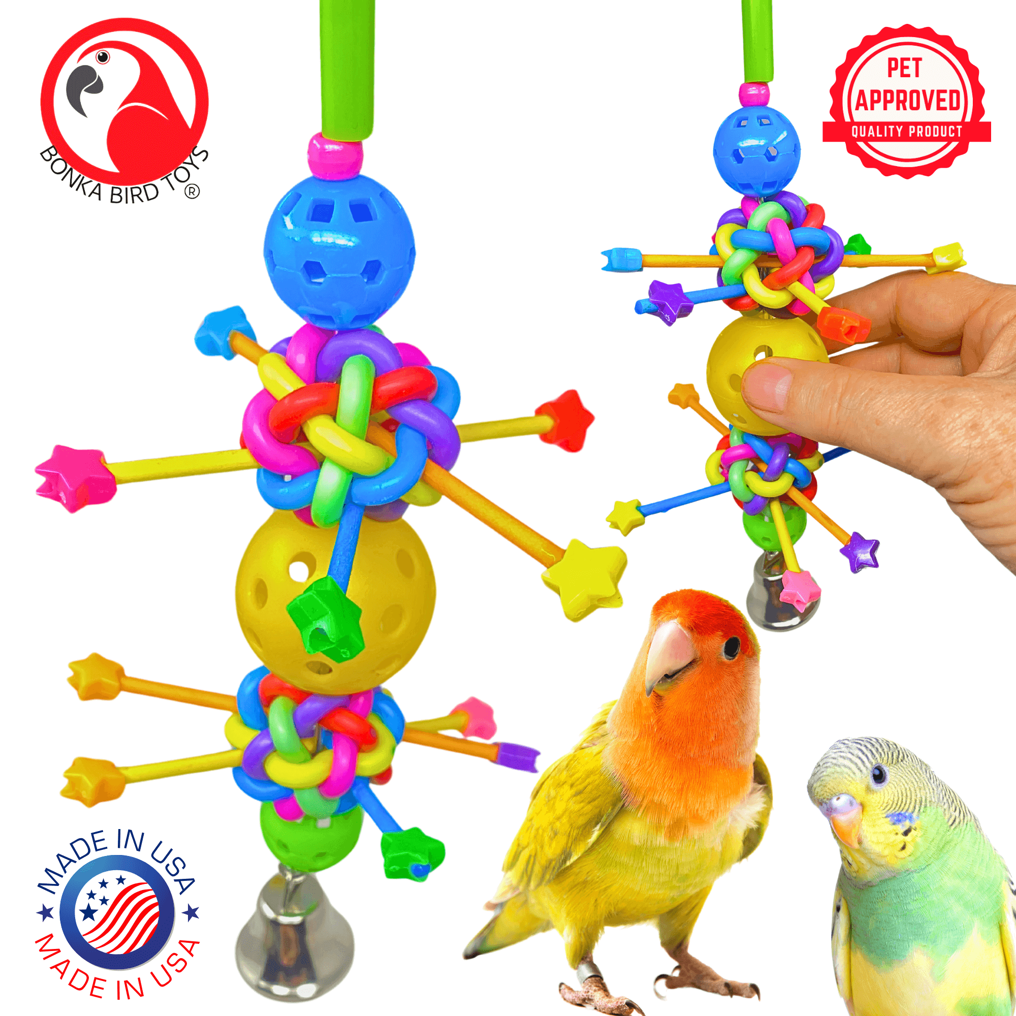 3934 Starburst Spinner - Bonka Bird Toys