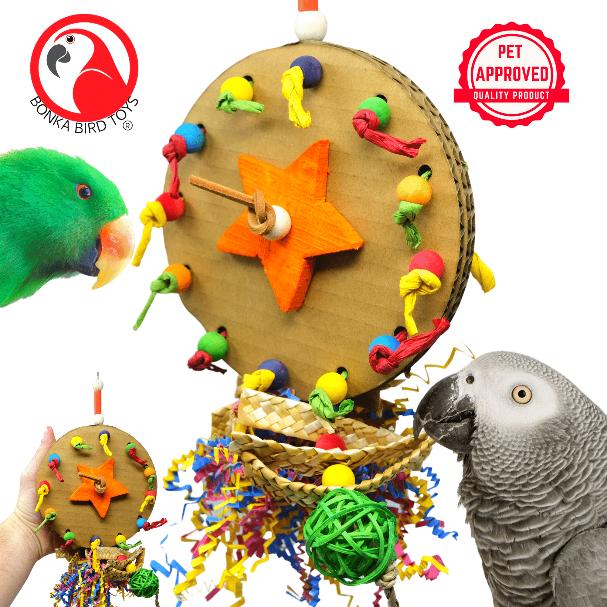 2614 Party Paddle - Bonka Bird Toys