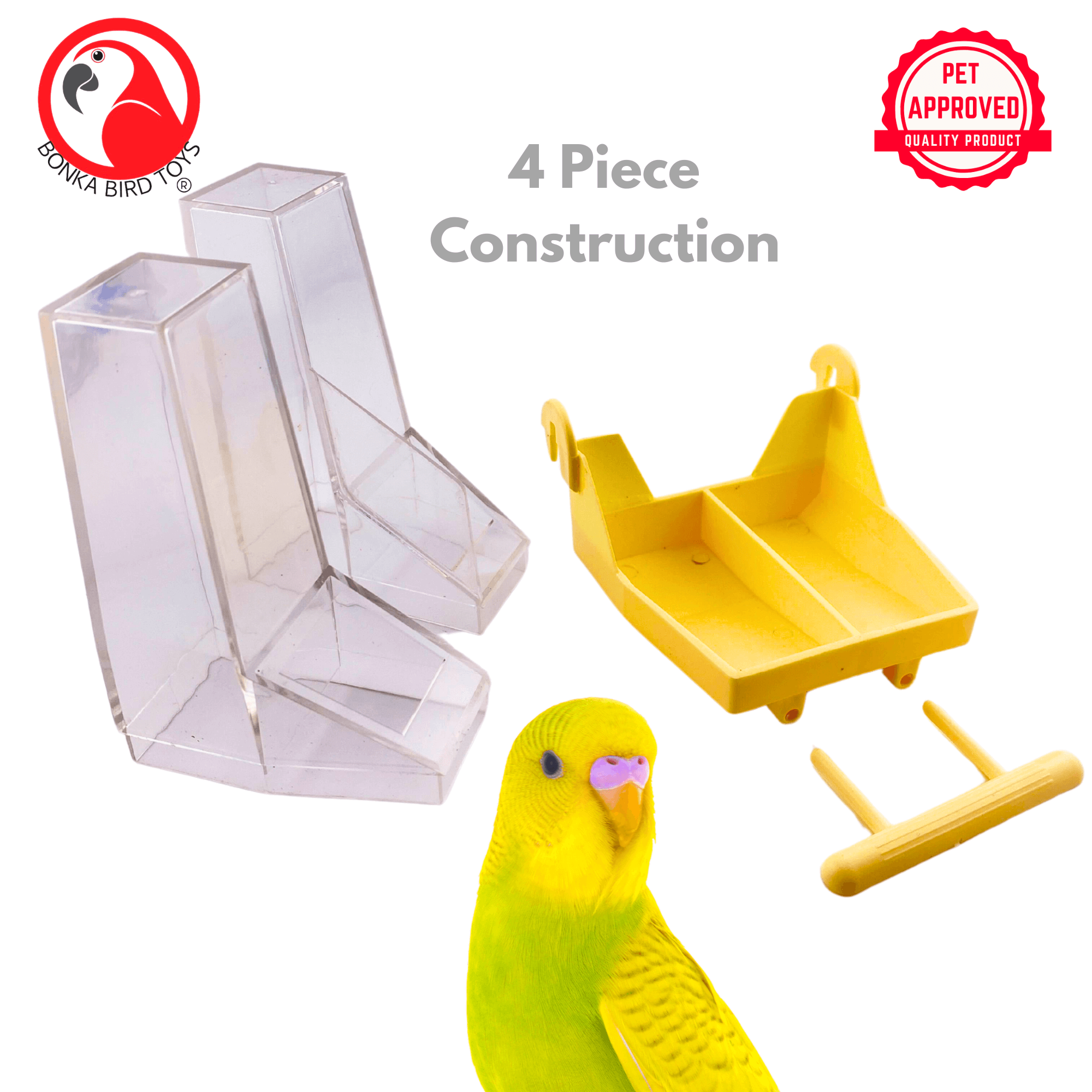 6019 Double Feeder - Bonka Bird Toys