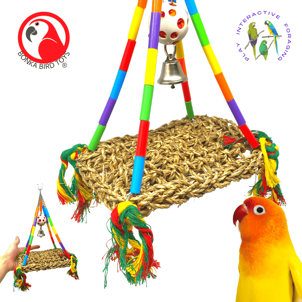 2165 Small Rainbow Mat Swing - Bonka Bird Toys
