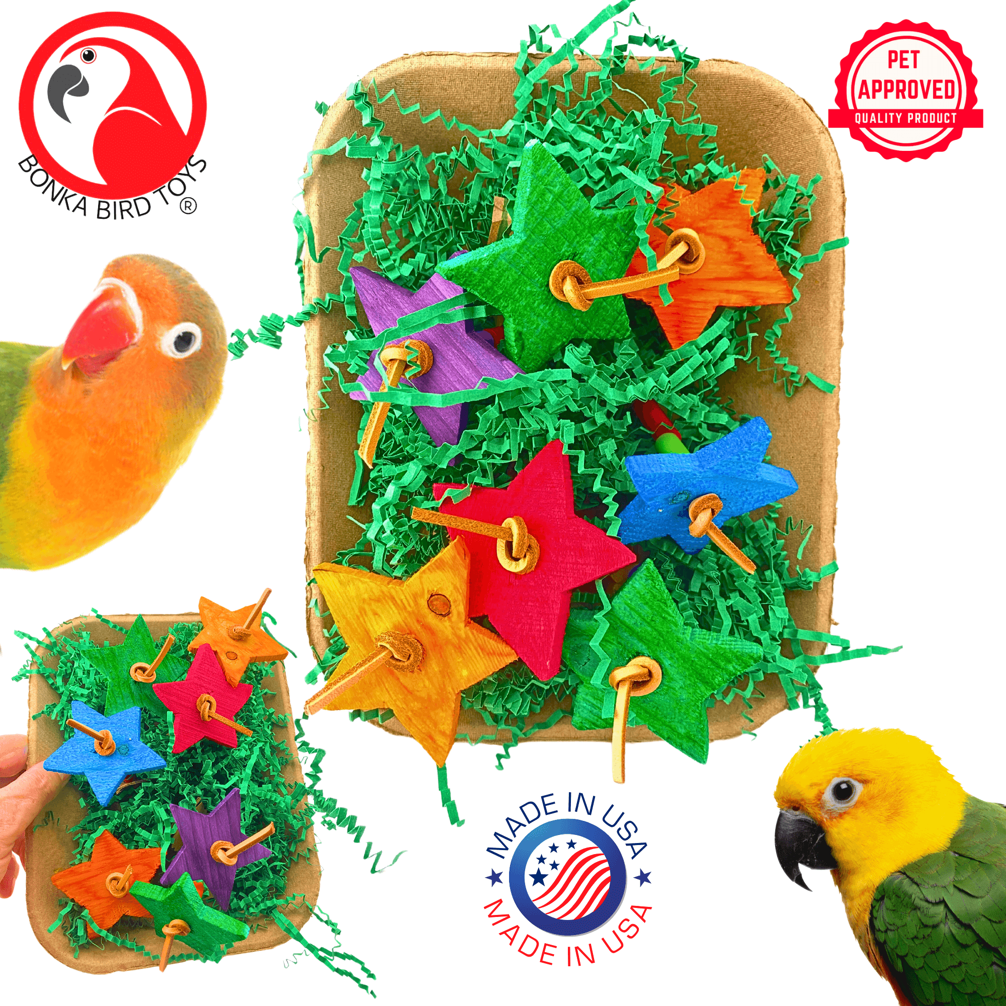 1430 Foraging Daisy Garden - Bonka Bird Toys