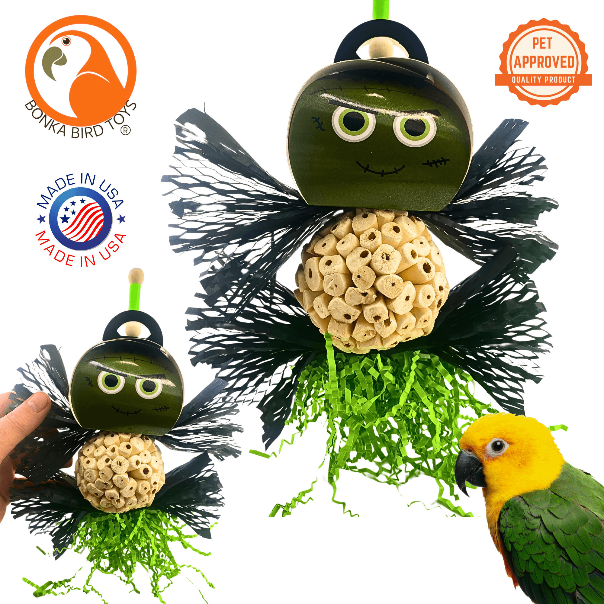 2721 Spooky Halloween Frankenstein - Bonka Bird Toys