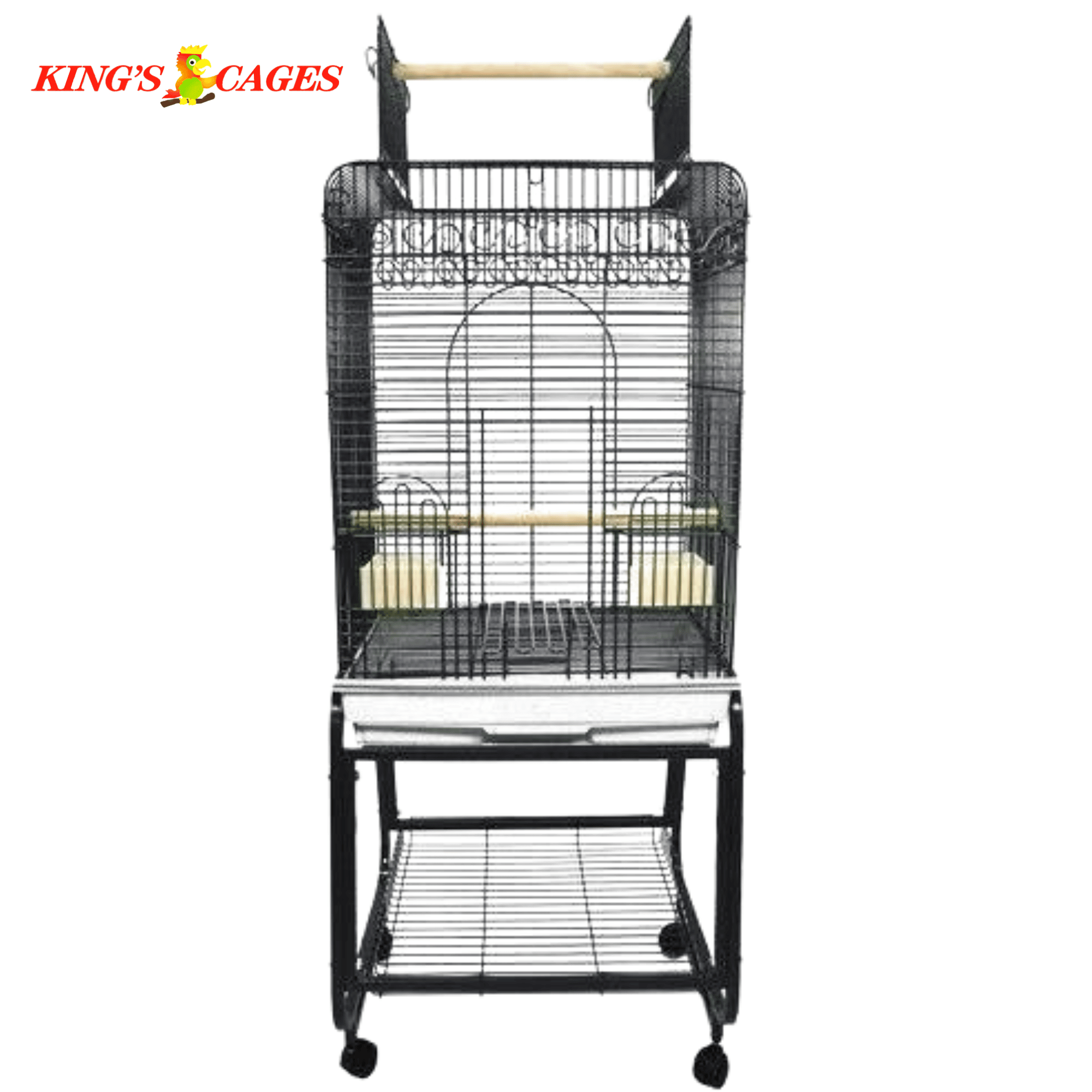 Kings Cages SLT 102 Small Parrot Cage 55X22X16 - Bonka Bird Toys