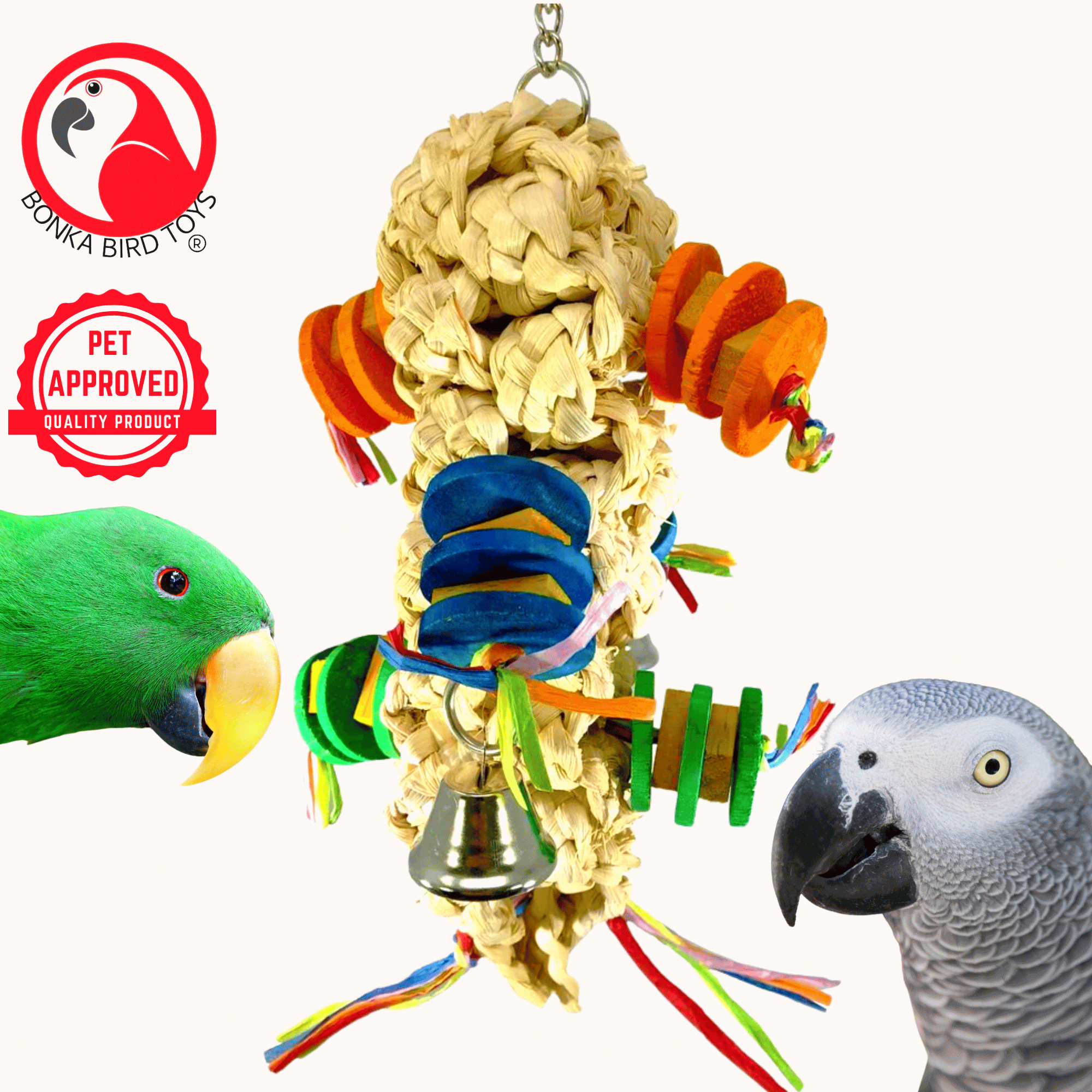 1855 Lanyard Chew Fish - Bonka Bird Toys