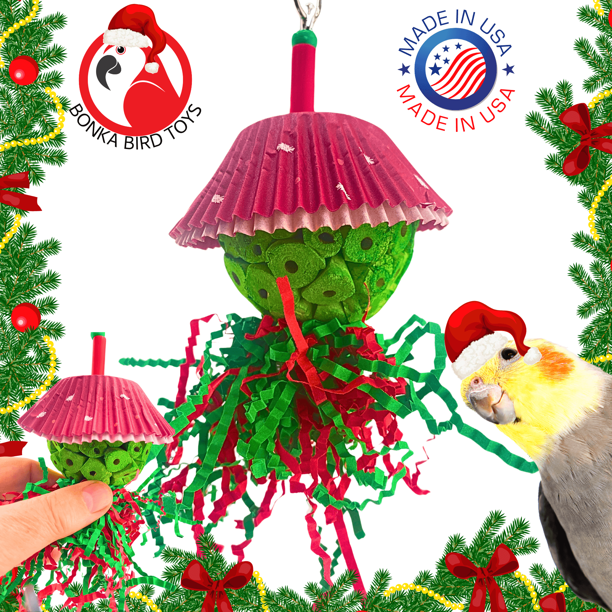 2734 Sola Christmas Tree Shade - Bonka Bird Toys