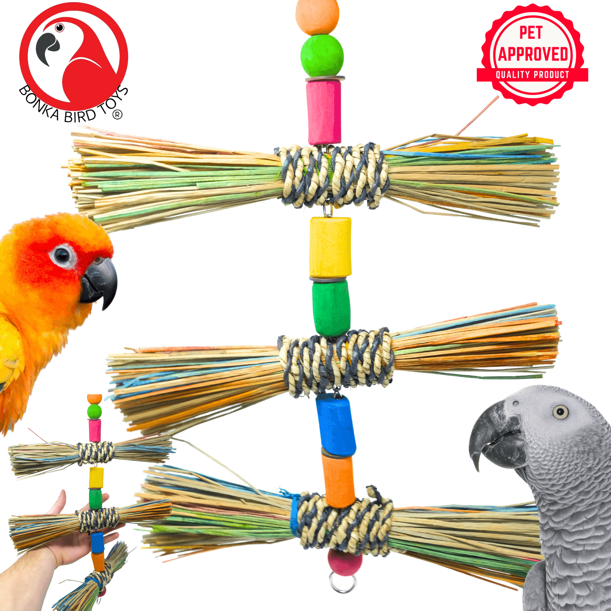 2661 Straw Stepper - Bonka Bird Toys