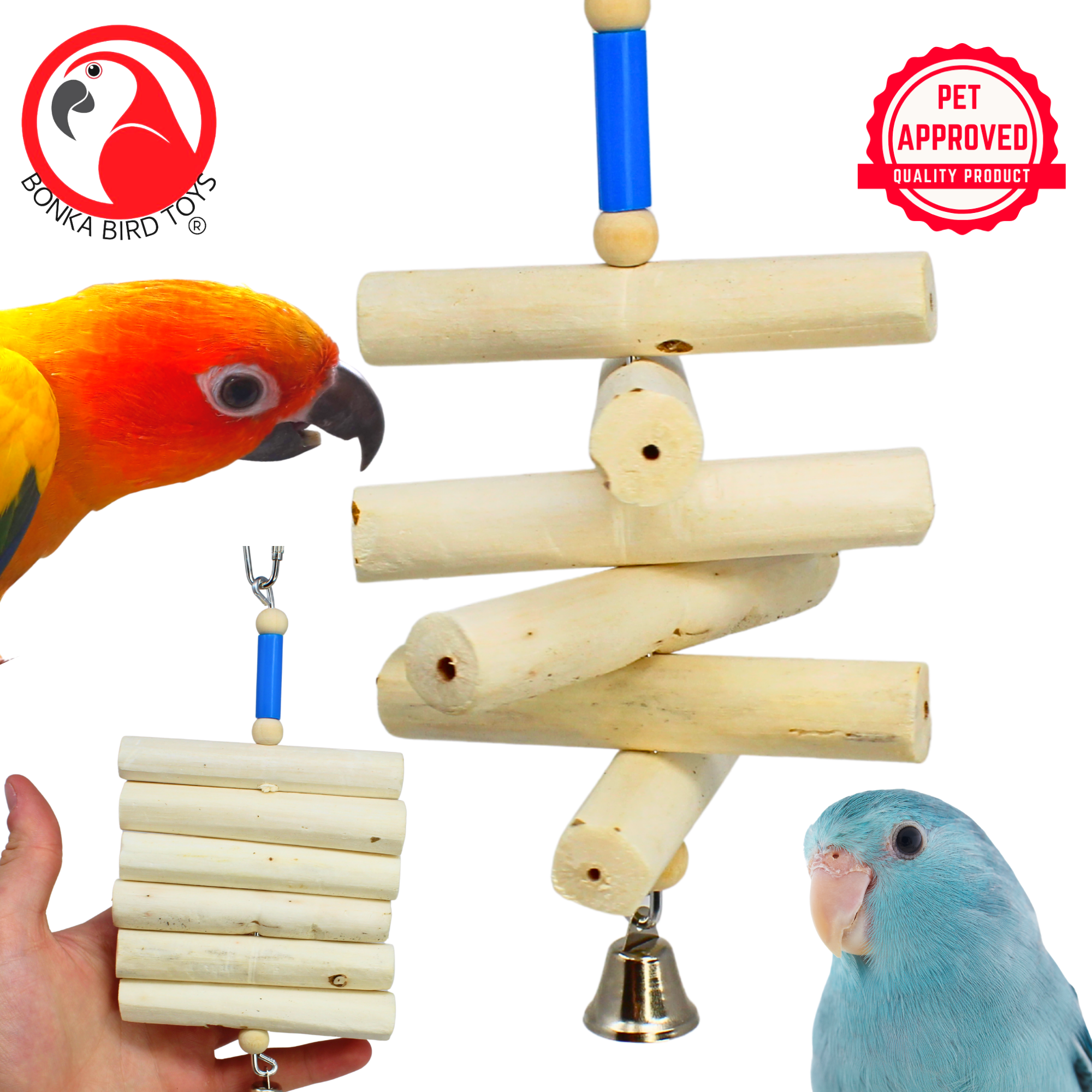 3559 Natural Sola - Bonka Bird Toys