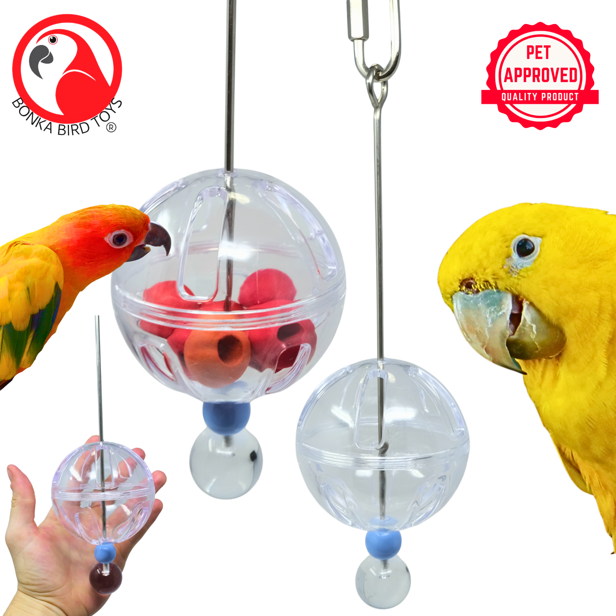 2233 Ball Working Lunch Skewer - Bonka Bird Toys