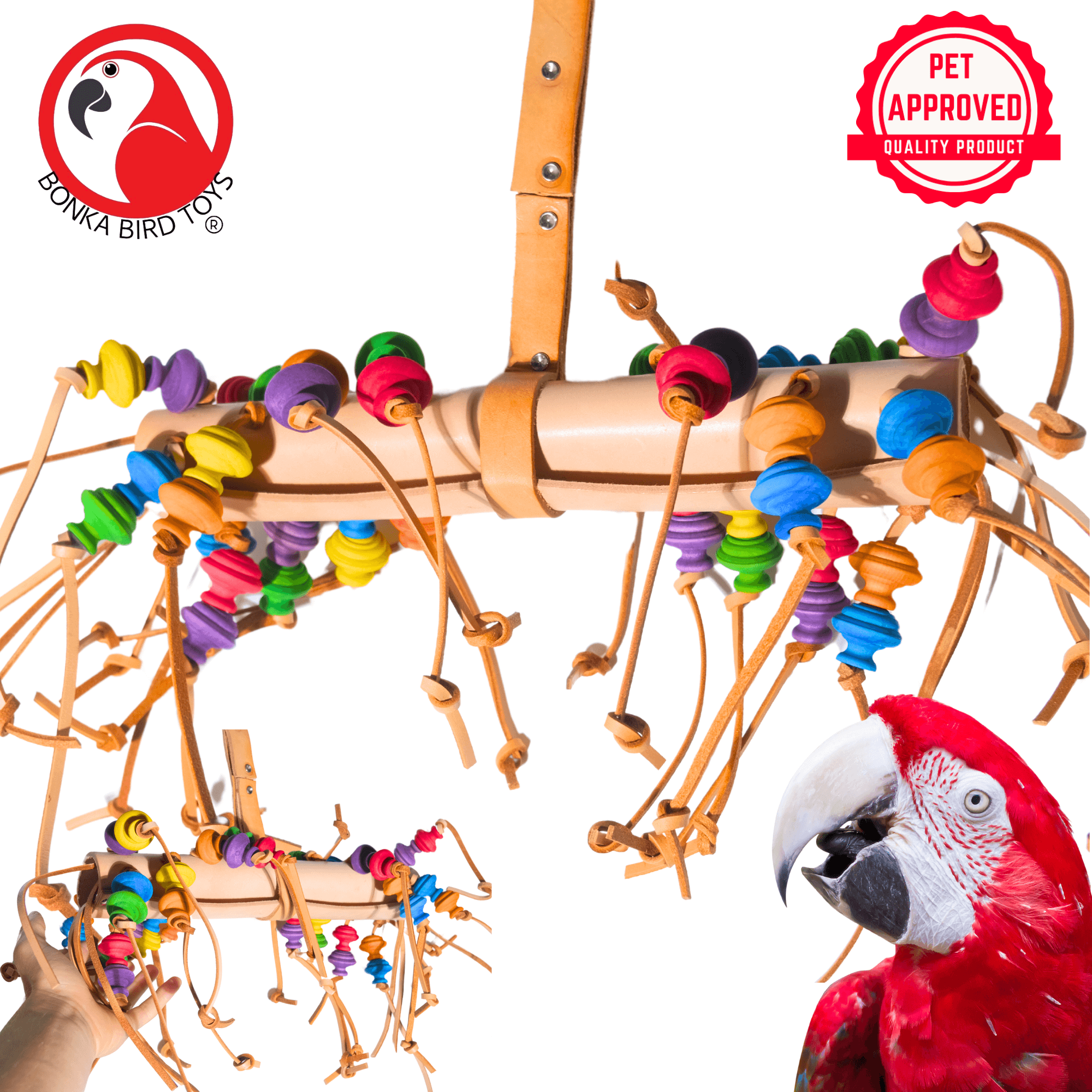 2599 Large Saddle Up - Bonka Bird Toys