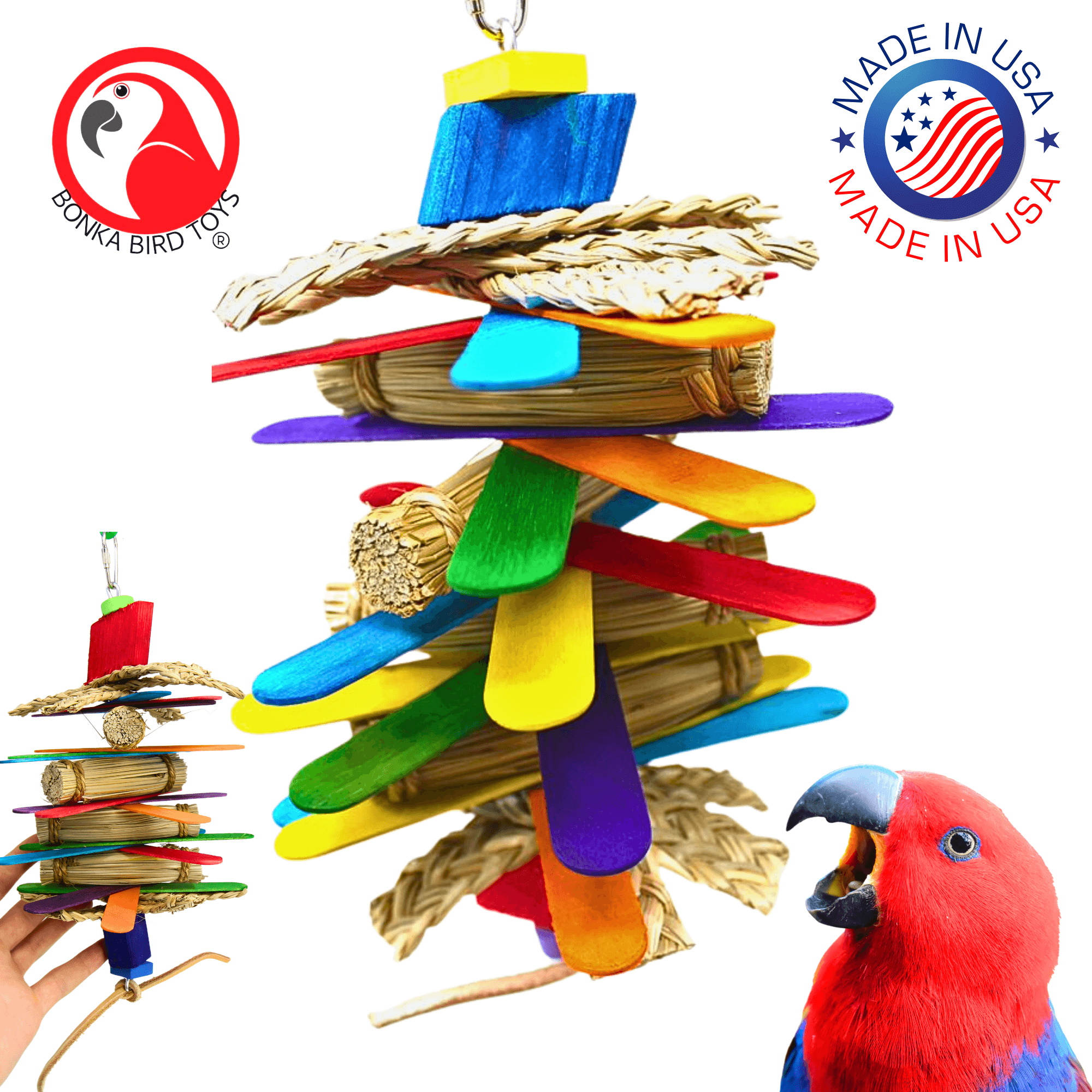 1921 Husky Fan - Bonka Bird Toys