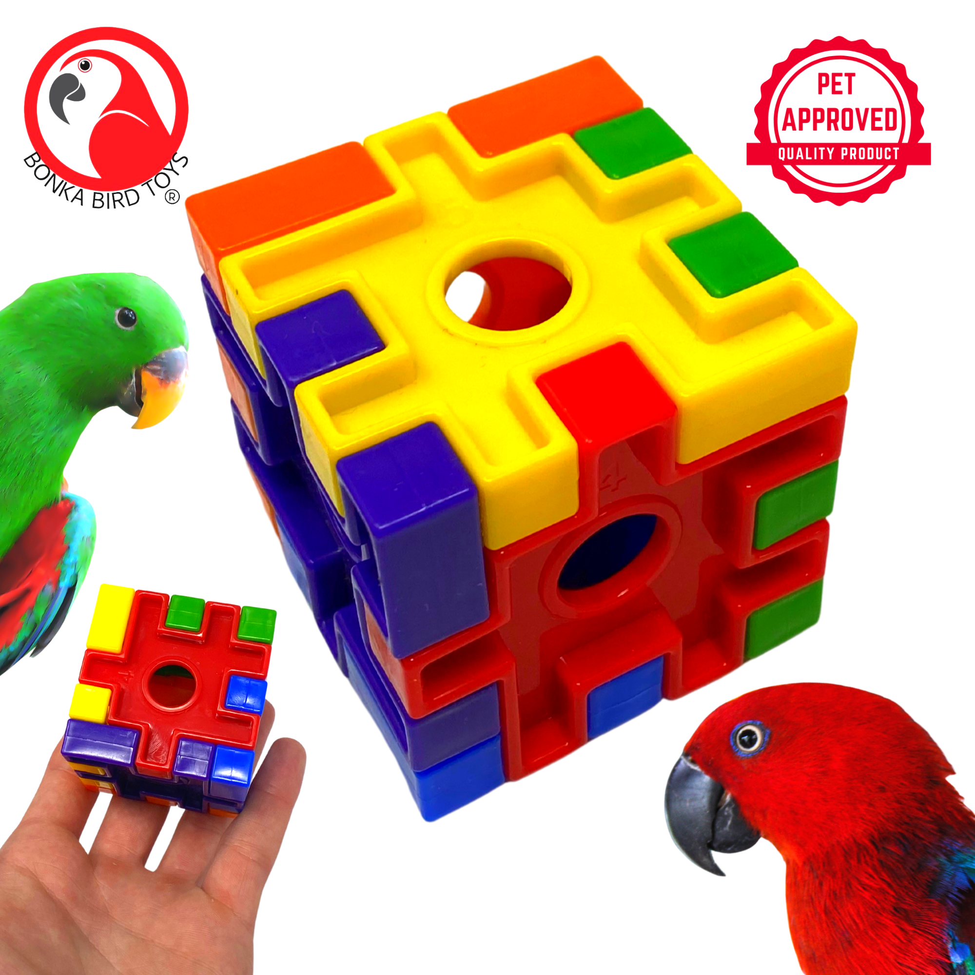 2920 Puzzle Cube - Bonka Bird Toys