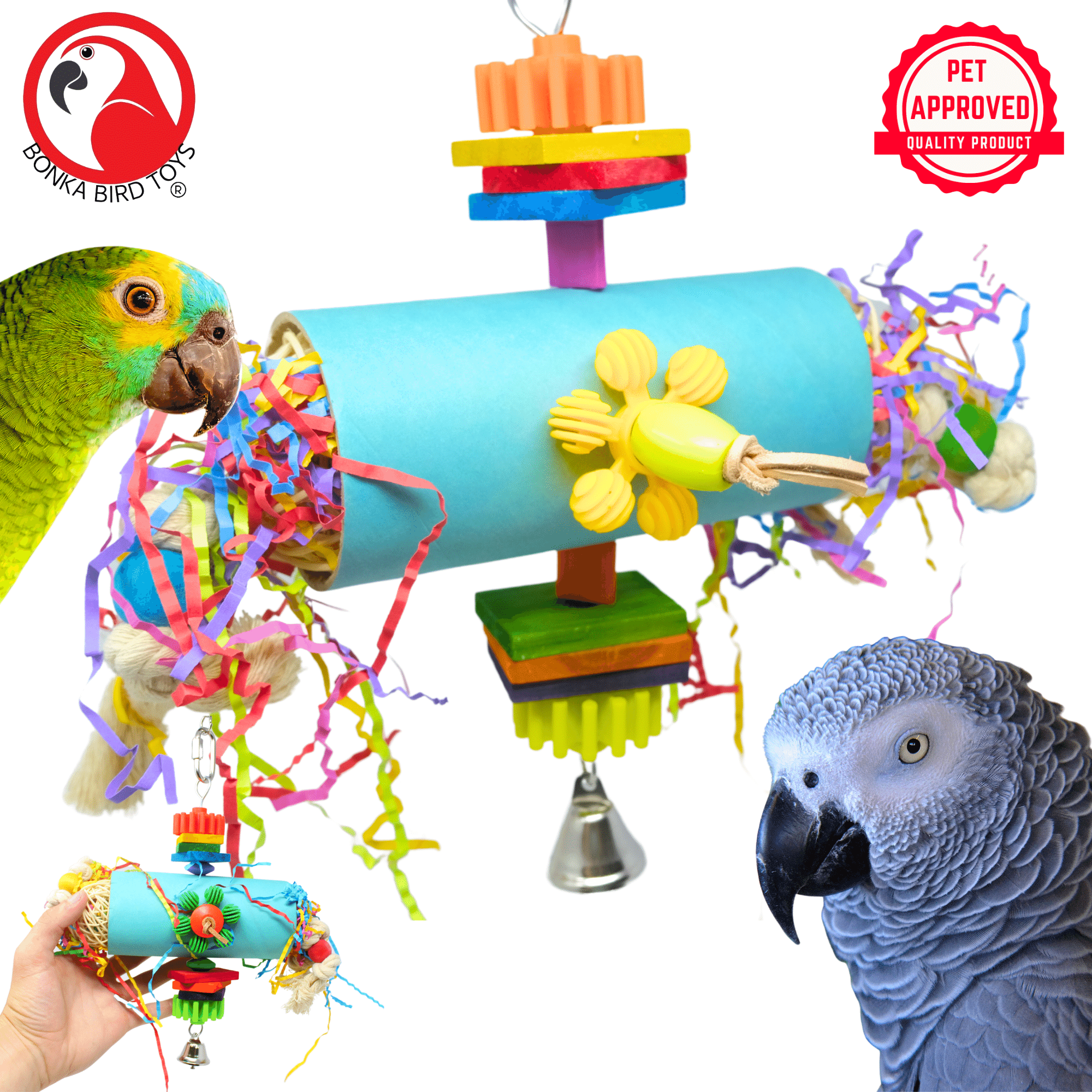 2827 Gear Tube - Bonka Bird Toys