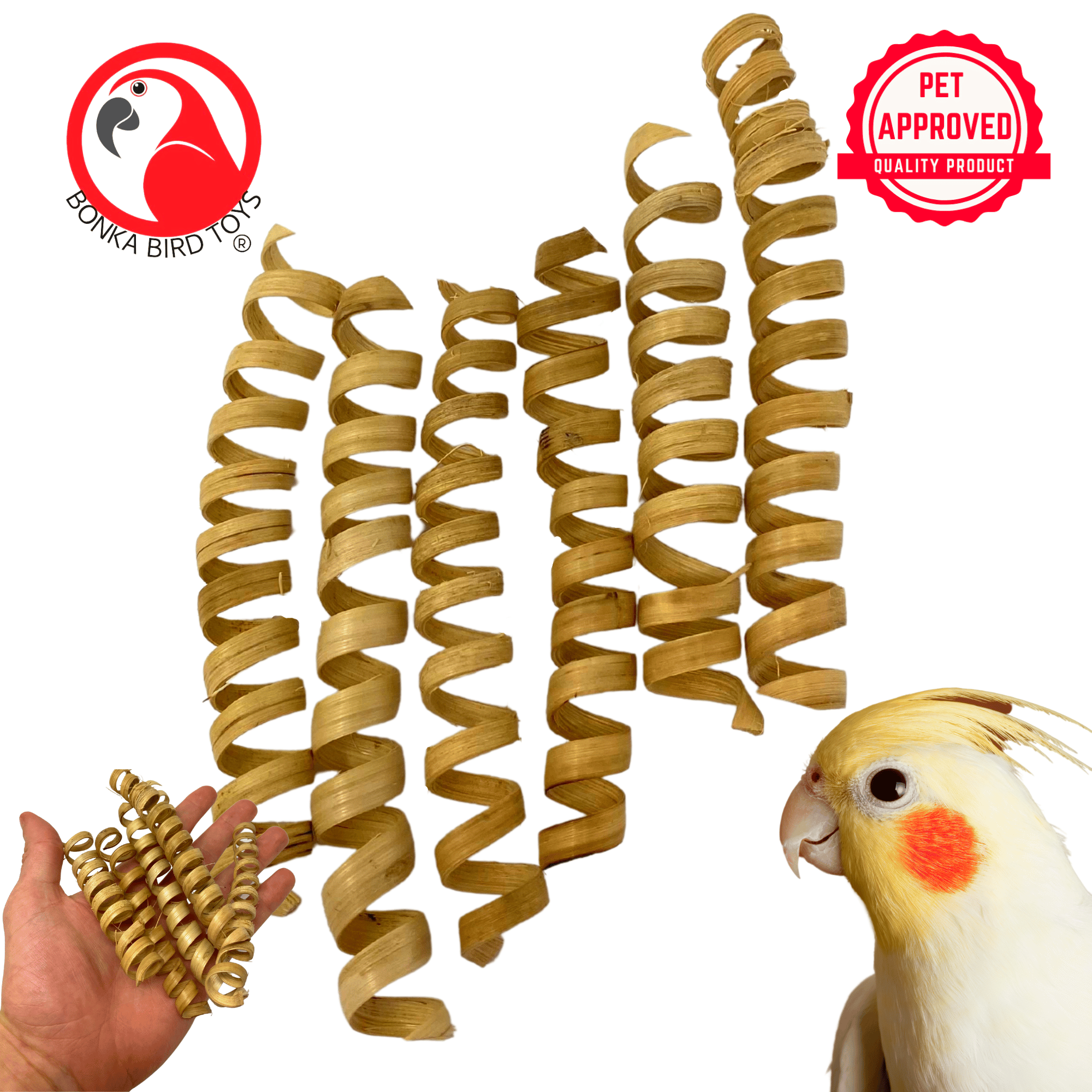 2505 pk6 5 inch Bamboo Sticks - Bonka Bird Toys