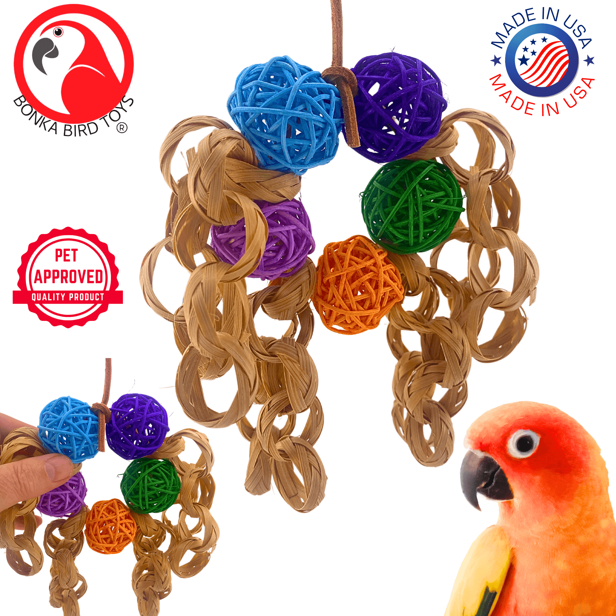 2501 Tangle Balls - Bonka Bird Toys