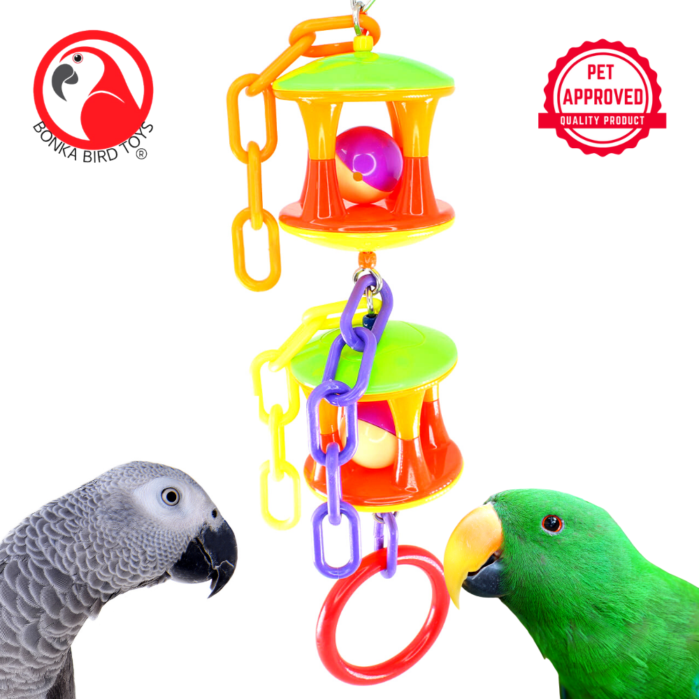 2181 Duo Ball Swivel - Bonka Bird Toys